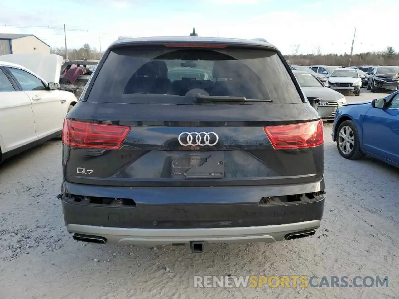 6 fotografías del automóvil dañado WA1LHAF79KD017563 AUDI Q7 2019