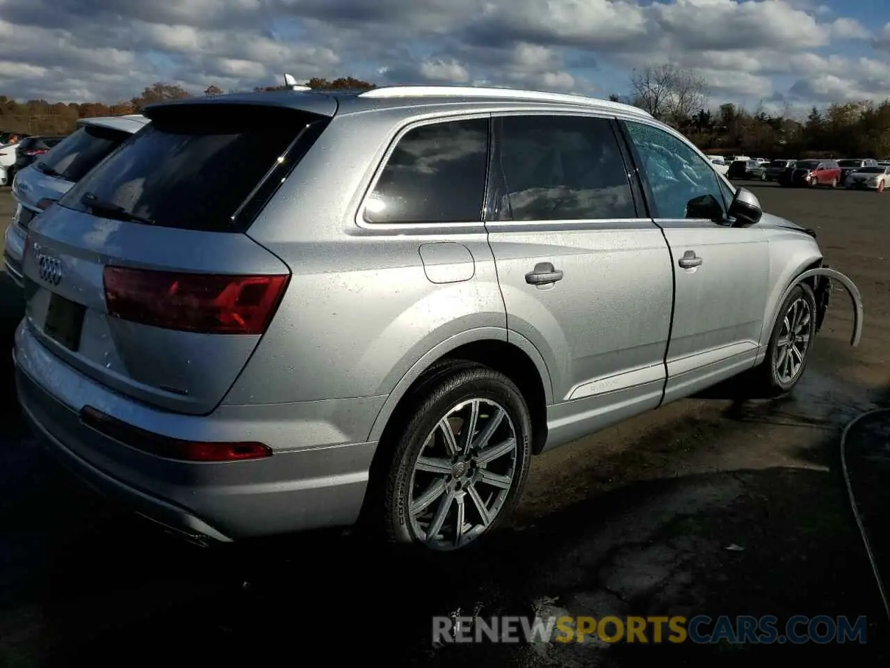 3 fotografías del automóvil dañado WA1LHAF79KD047260 AUDI Q7 2019