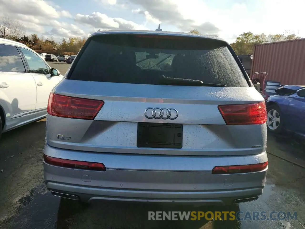 6 fotografías del automóvil dañado WA1LHAF79KD047260 AUDI Q7 2019
