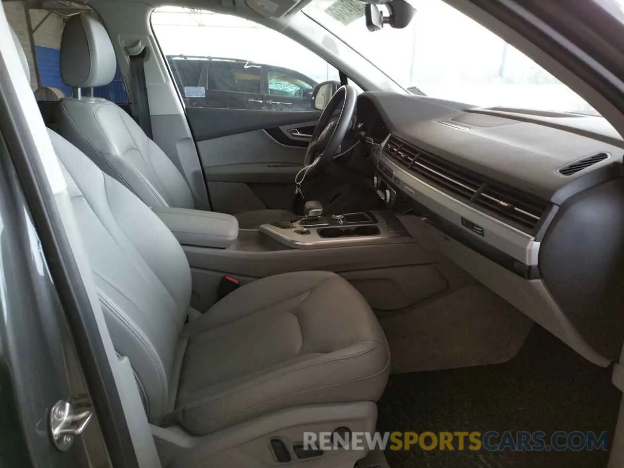 5 fotografías del automóvil dañado WA1LHBF76KD020927 AUDI Q7 2019