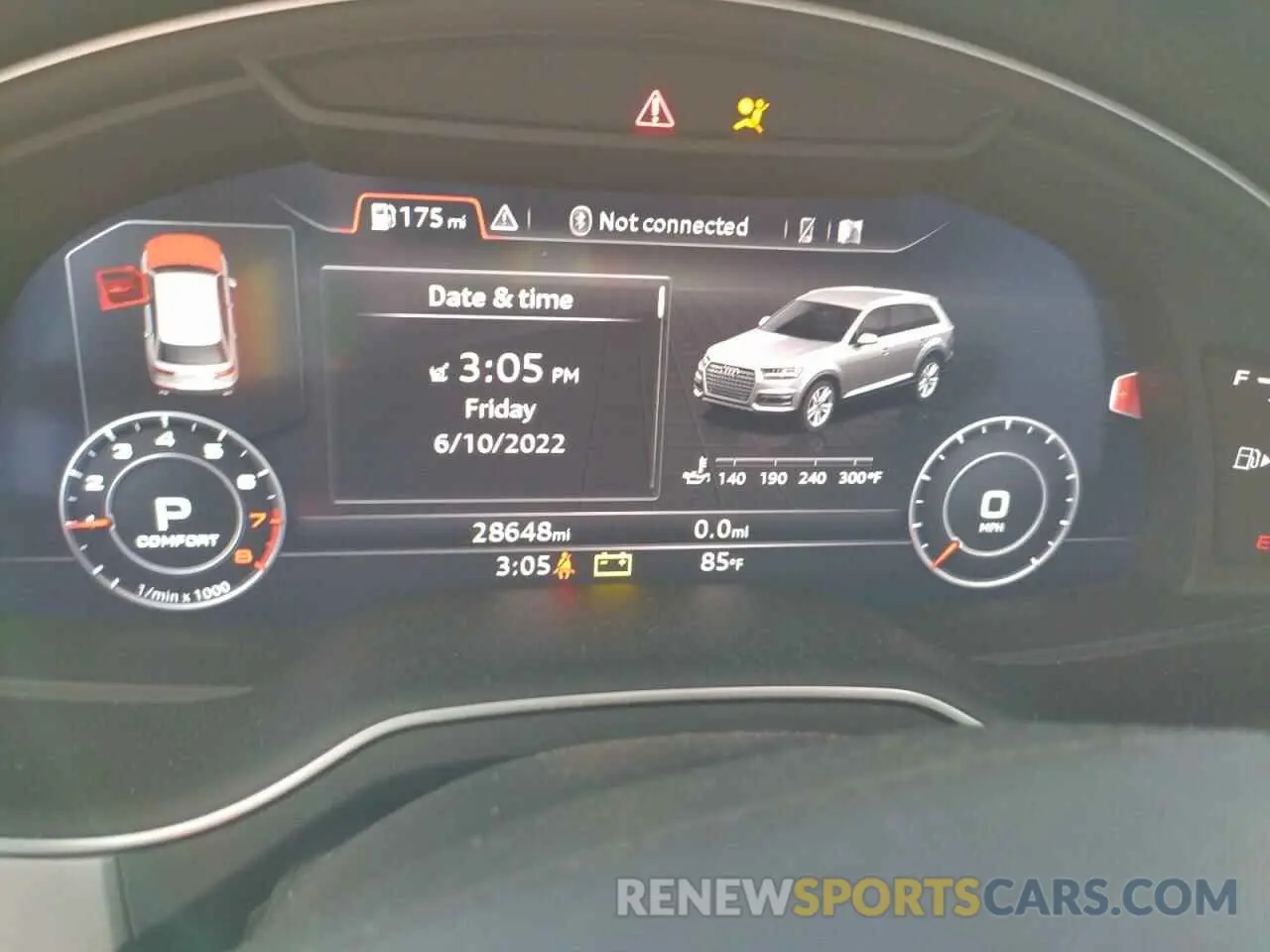 8 fotografías del automóvil dañado WA1LHBF76KD020927 AUDI Q7 2019