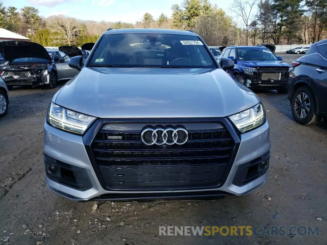 5 fotografías del automóvil dañado WA1VAAF71KD049727 AUDI Q7 2019