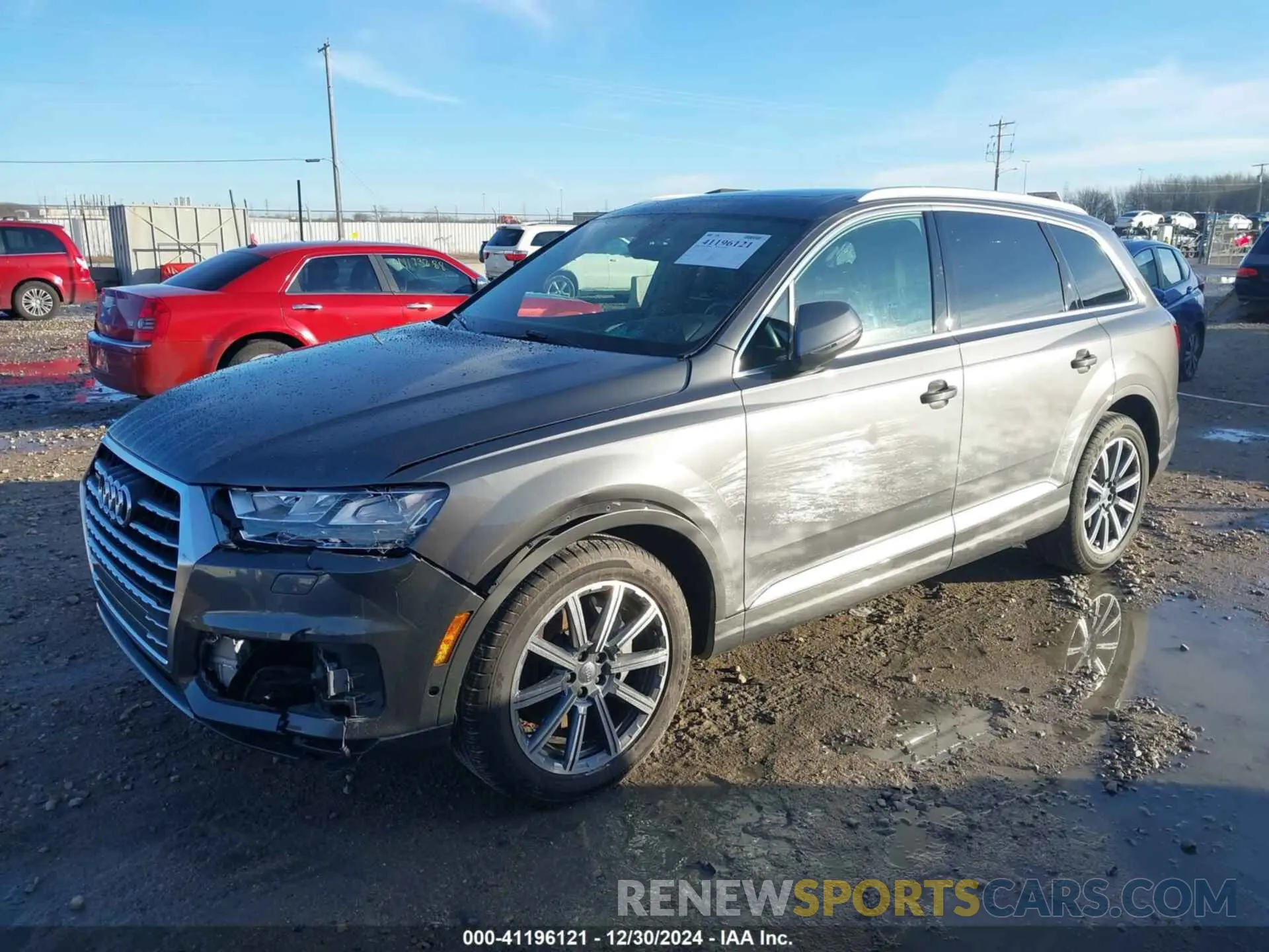 2 fotografías del automóvil dañado WA1VAAF72KD038641 AUDI Q7 2019