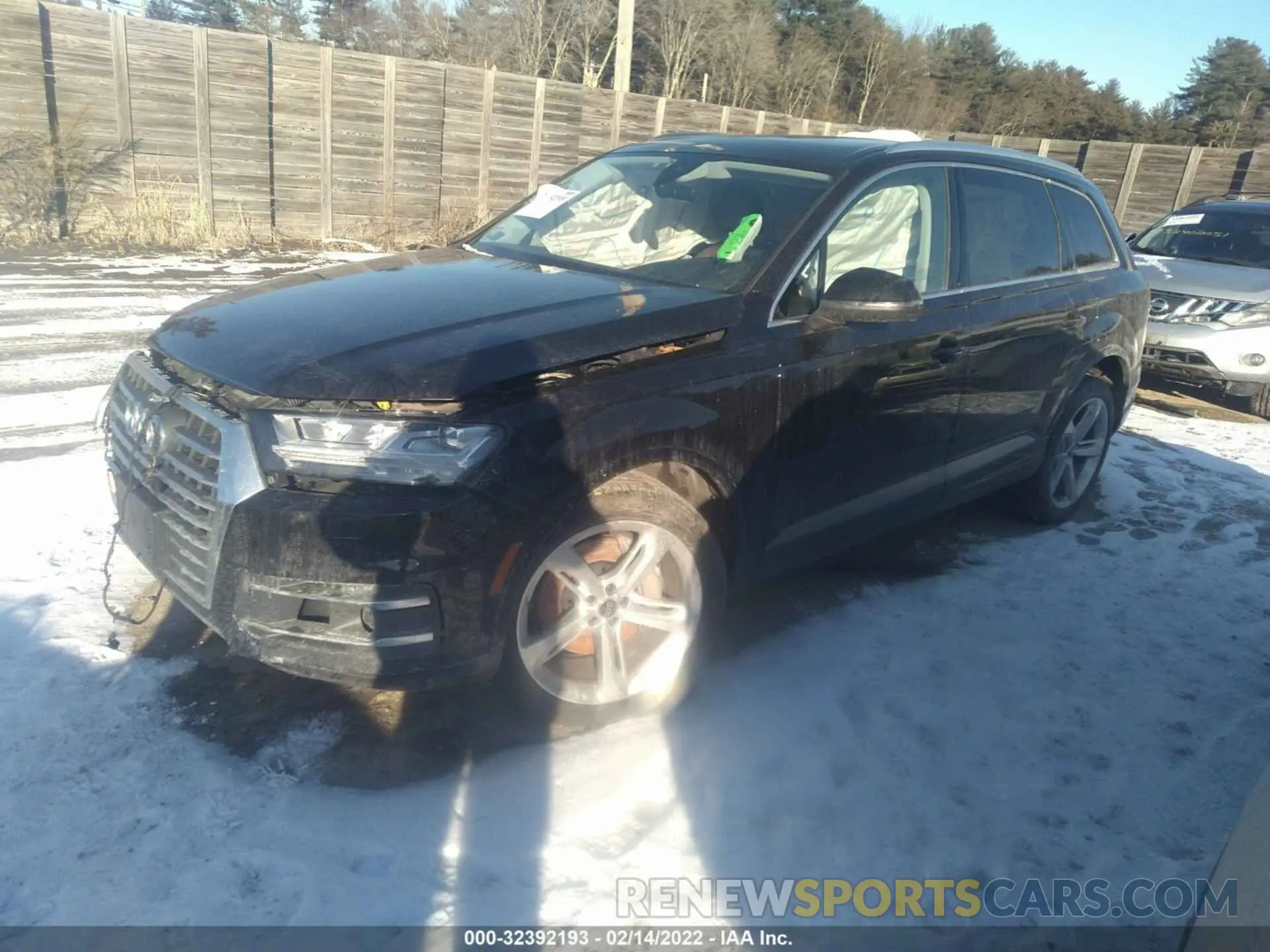 2 fotografías del automóvil dañado WA1VAAF74KD022991 AUDI Q7 2019