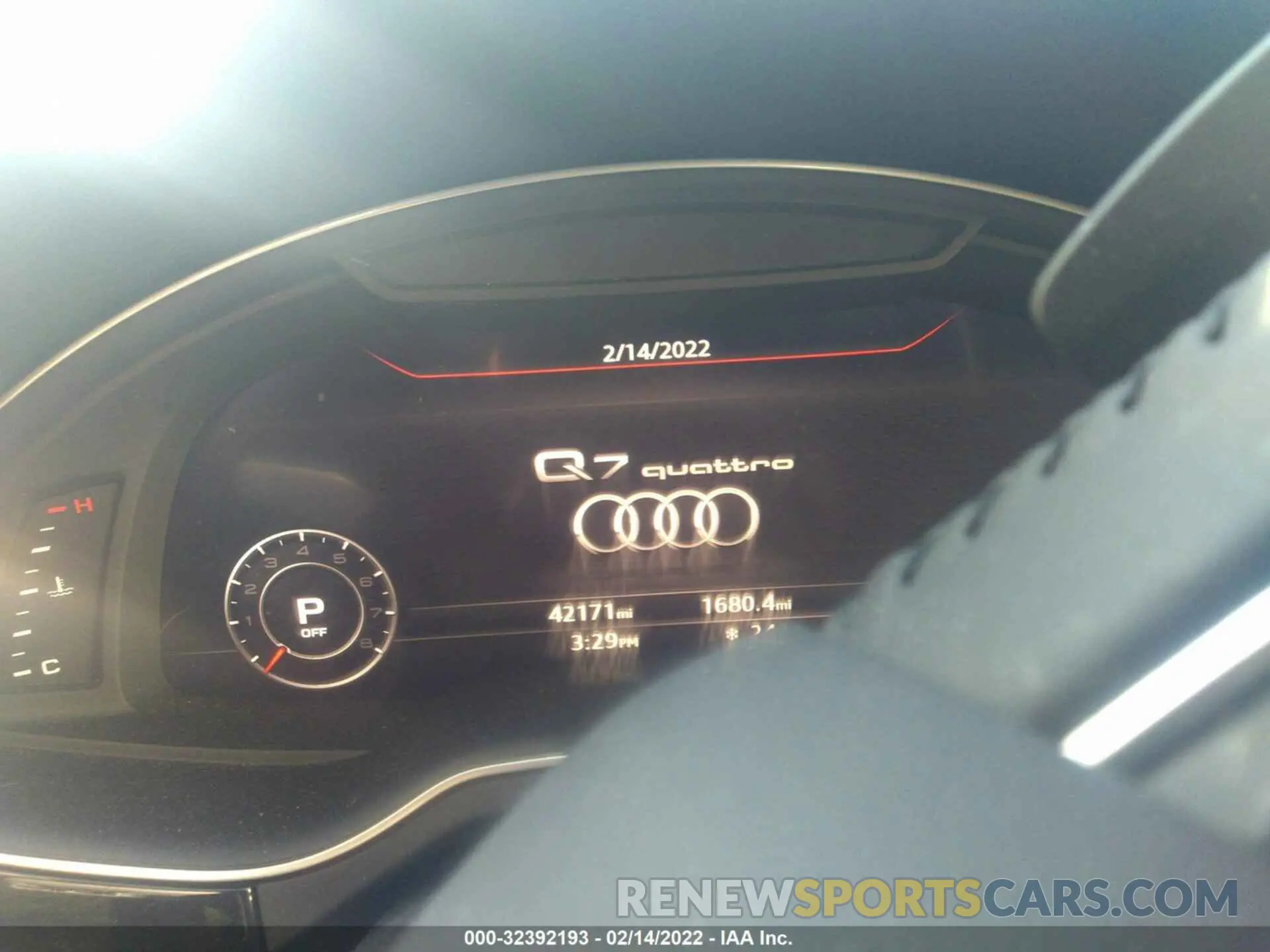 7 fotografías del automóvil dañado WA1VAAF74KD022991 AUDI Q7 2019