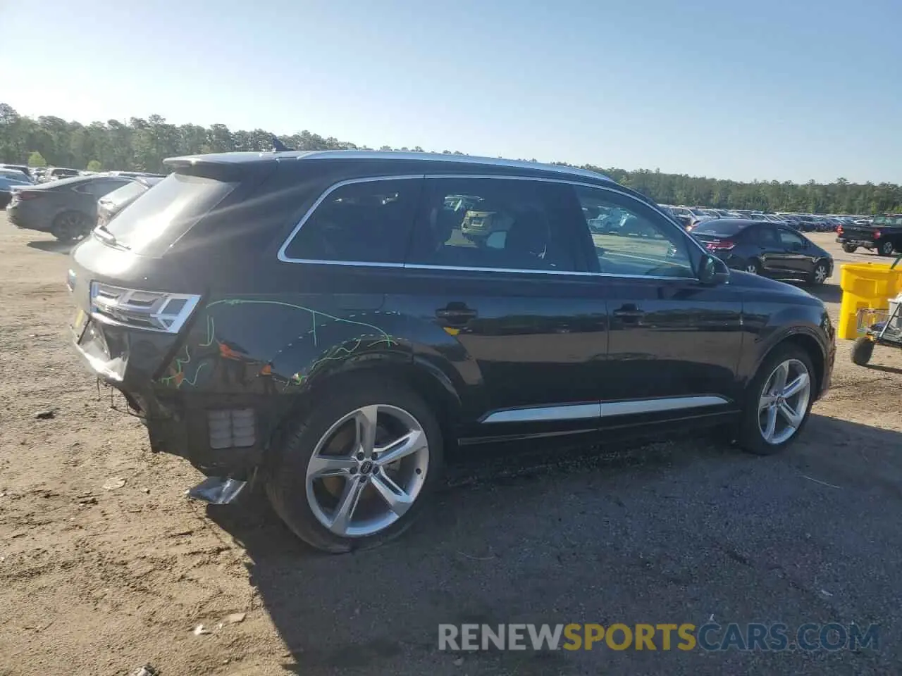 3 fotografías del automóvil dañado WA1VAAF74KD026605 AUDI Q7 2019