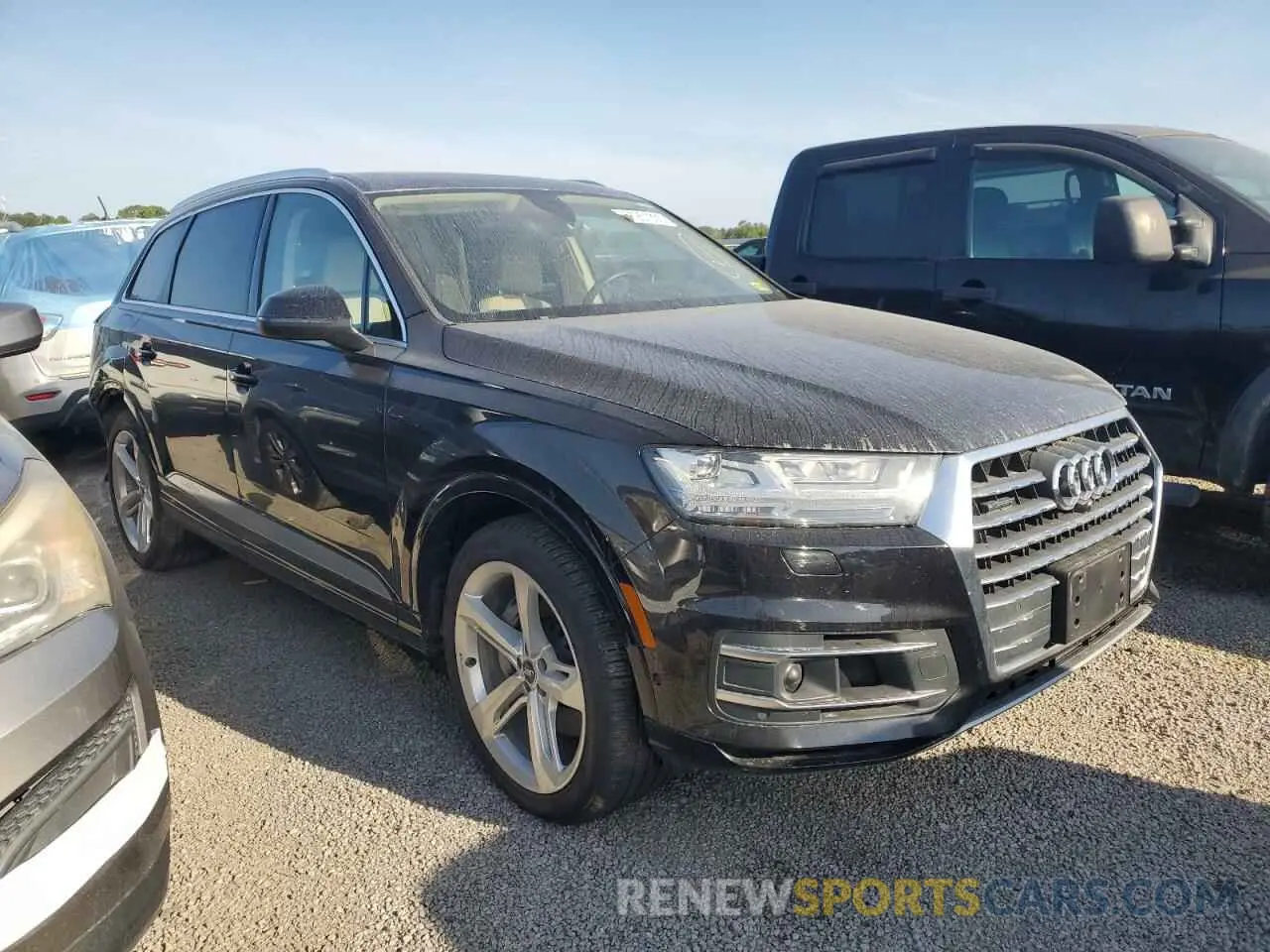 4 fotografías del automóvil dañado WA1VAAF74KD026605 AUDI Q7 2019
