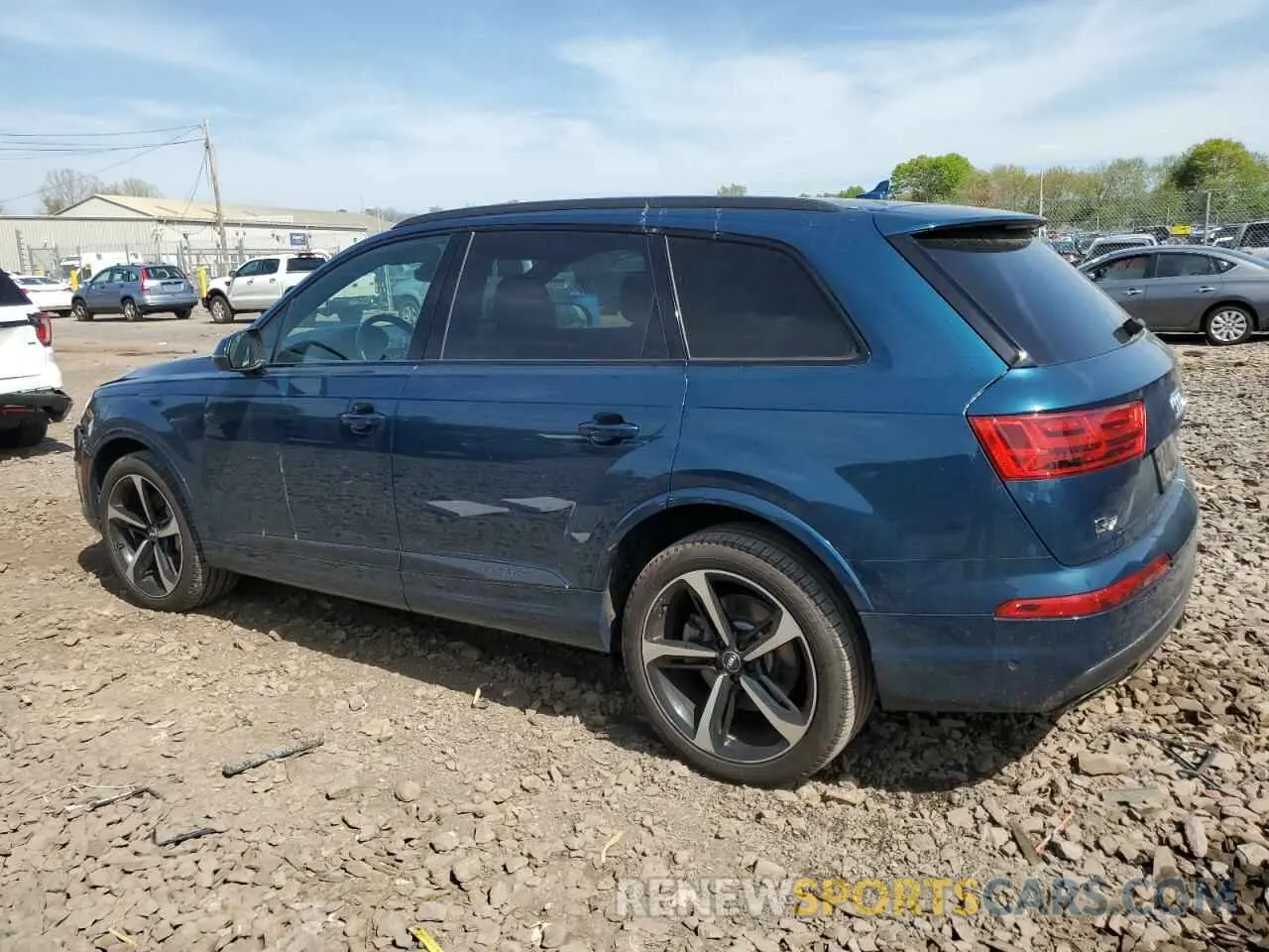 2 fotografías del automóvil dañado WA1VAAF74KD037247 AUDI Q7 2019