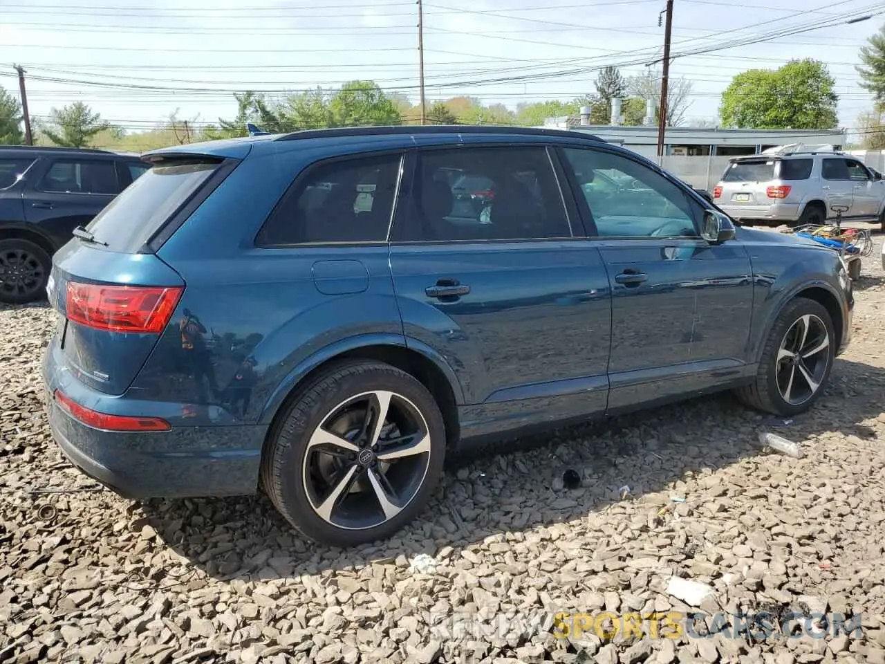 3 fotografías del automóvil dañado WA1VAAF74KD037247 AUDI Q7 2019