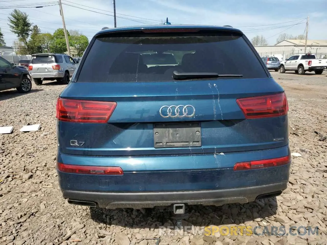 6 fotografías del automóvil dañado WA1VAAF74KD037247 AUDI Q7 2019