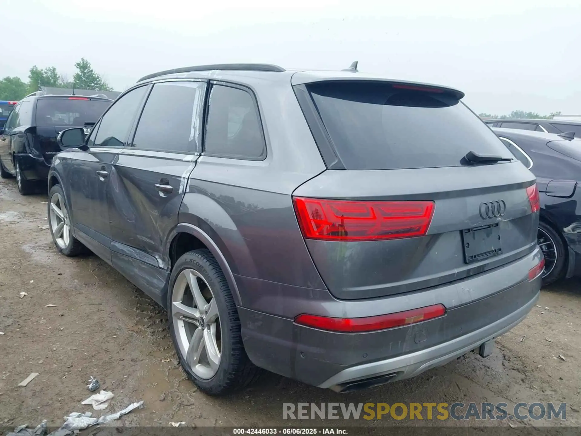 3 fotografías del automóvil dañado WA1VAAF76KD000796 AUDI Q7 2019