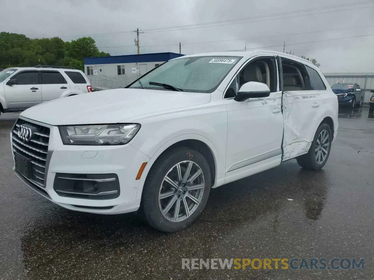 1 fotografías del automóvil dañado WA1VAAF78KD011315 AUDI Q7 2019