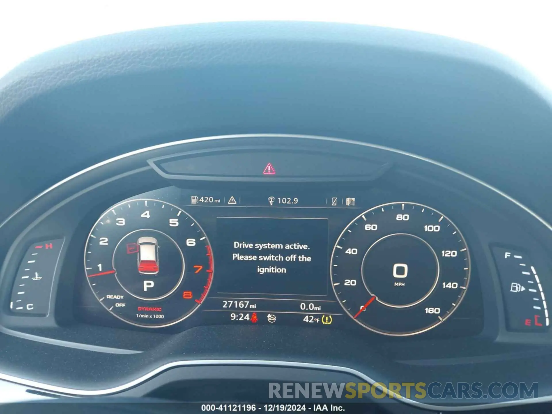 7 fotografías del automóvil dañado WA1VAAF79KD020301 AUDI Q7 2019