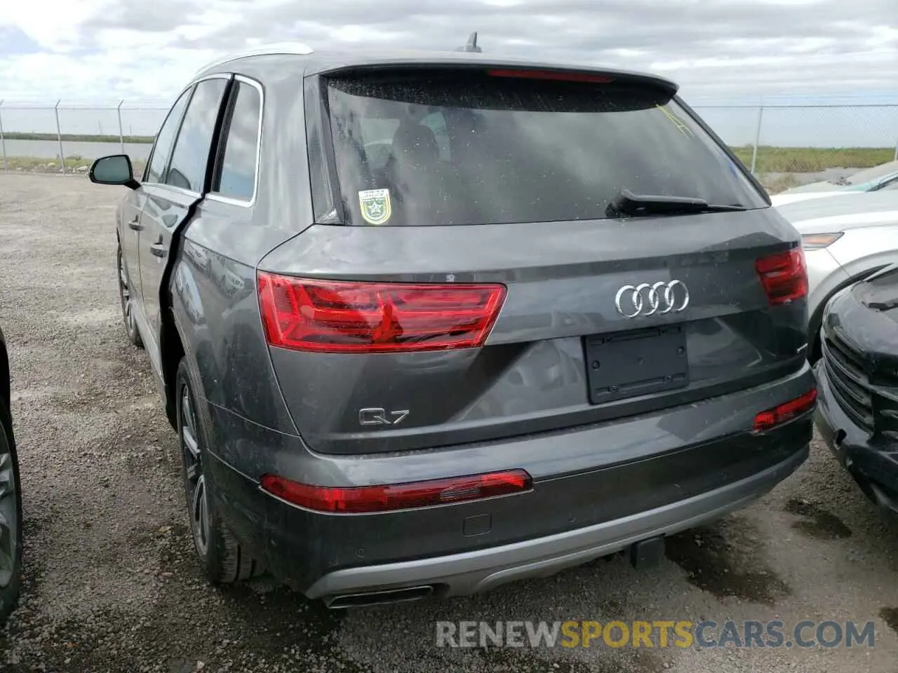 3 fotografías del automóvil dañado WA1VABF76KD040219 AUDI Q7 2019