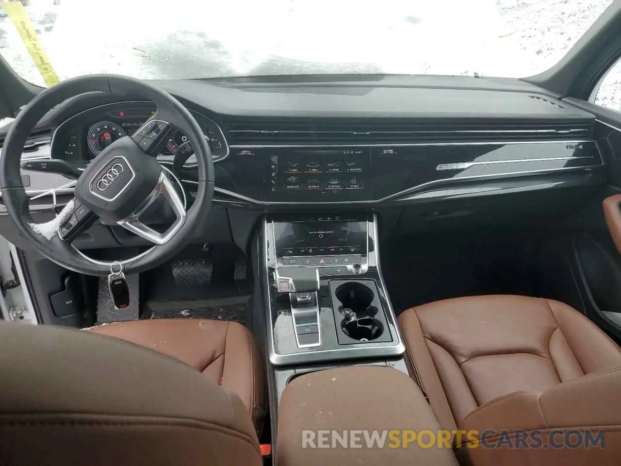 8 fotografías del automóvil dañado WA1AJAF74LD011344 AUDI Q7 2020