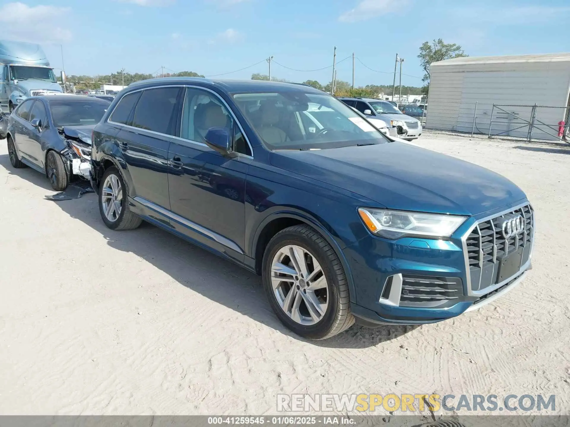 1 fotografías del automóvil dañado WA1AJAF75LD011384 AUDI Q7 2020