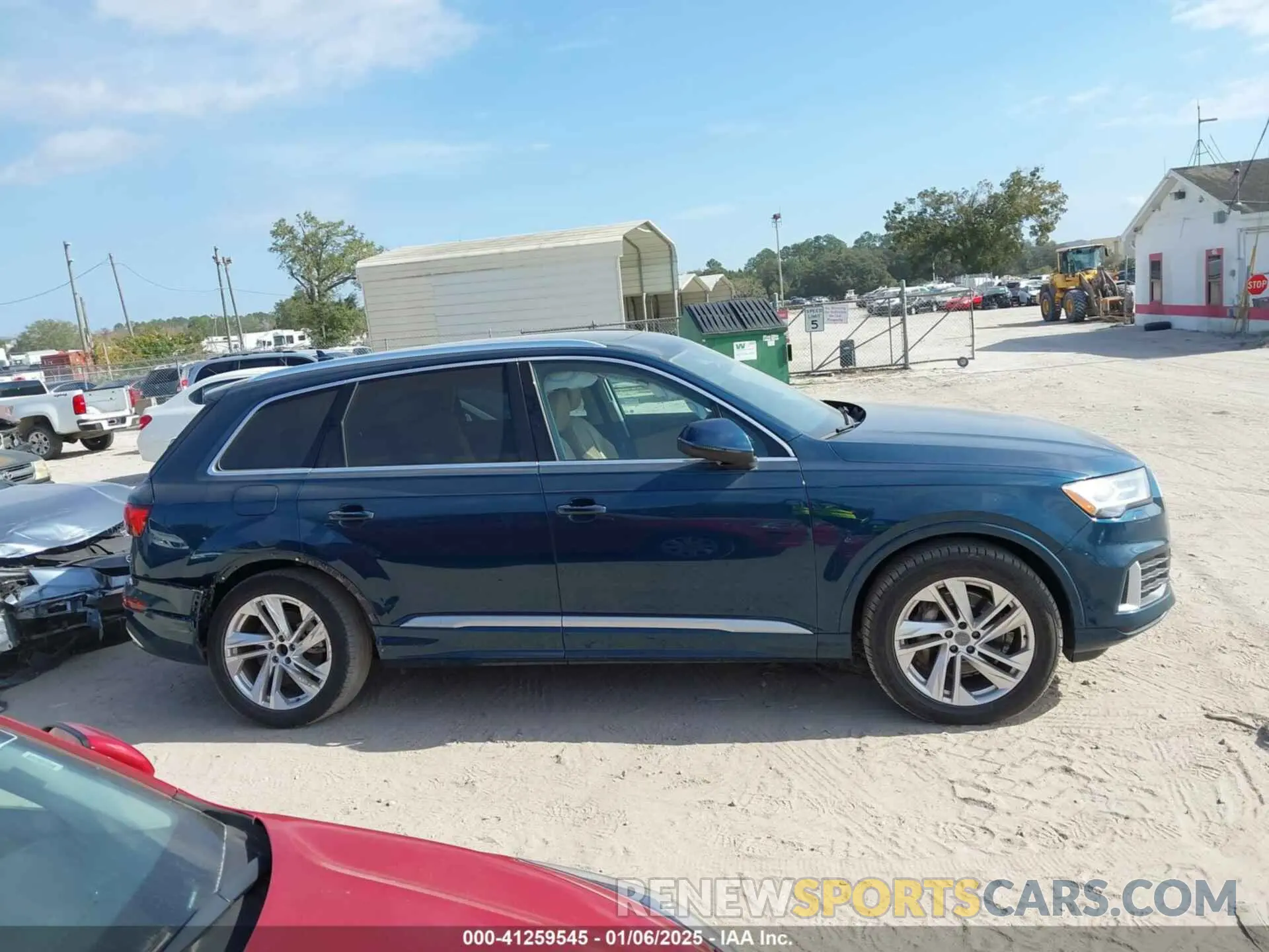 13 fotografías del automóvil dañado WA1AJAF75LD011384 AUDI Q7 2020