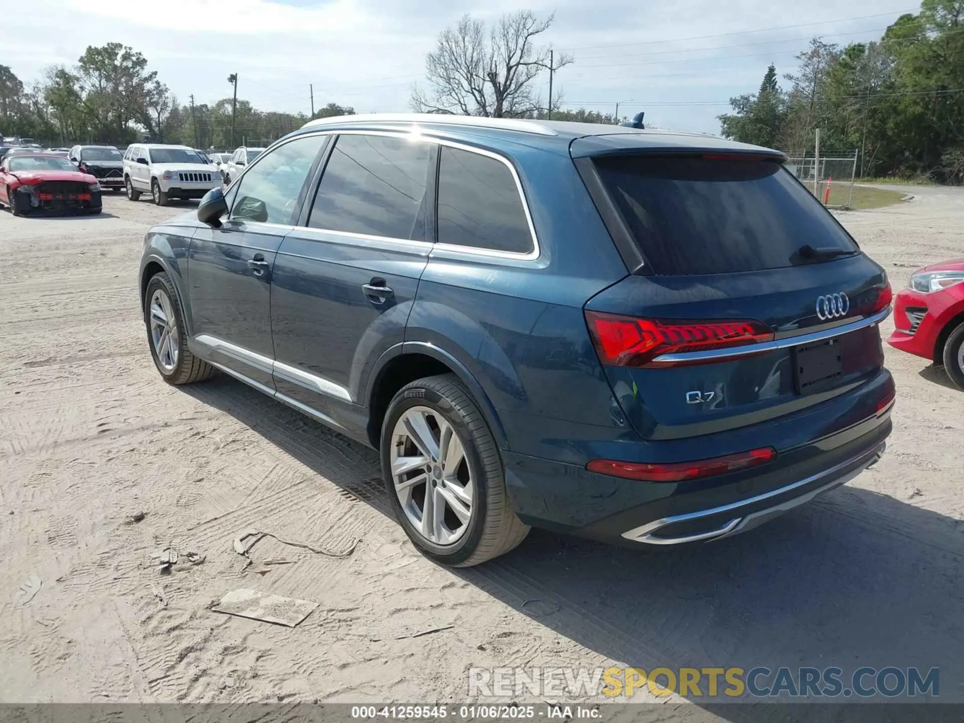 3 fotografías del automóvil dañado WA1AJAF75LD011384 AUDI Q7 2020