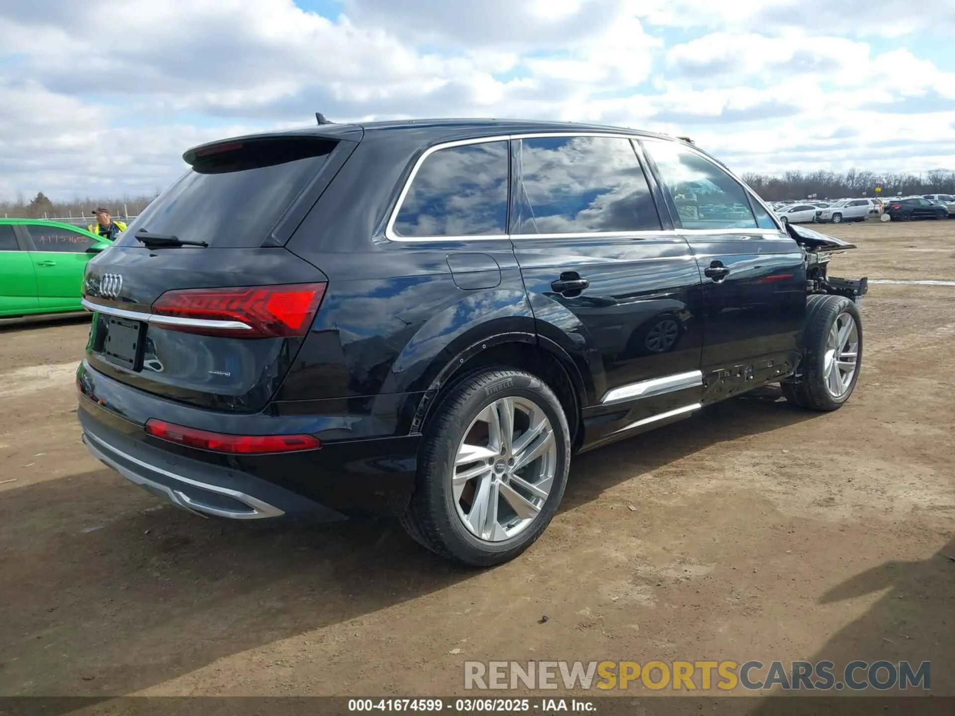 4 fotografías del automóvil dañado WA1AXAF74LD011455 AUDI Q7 2020