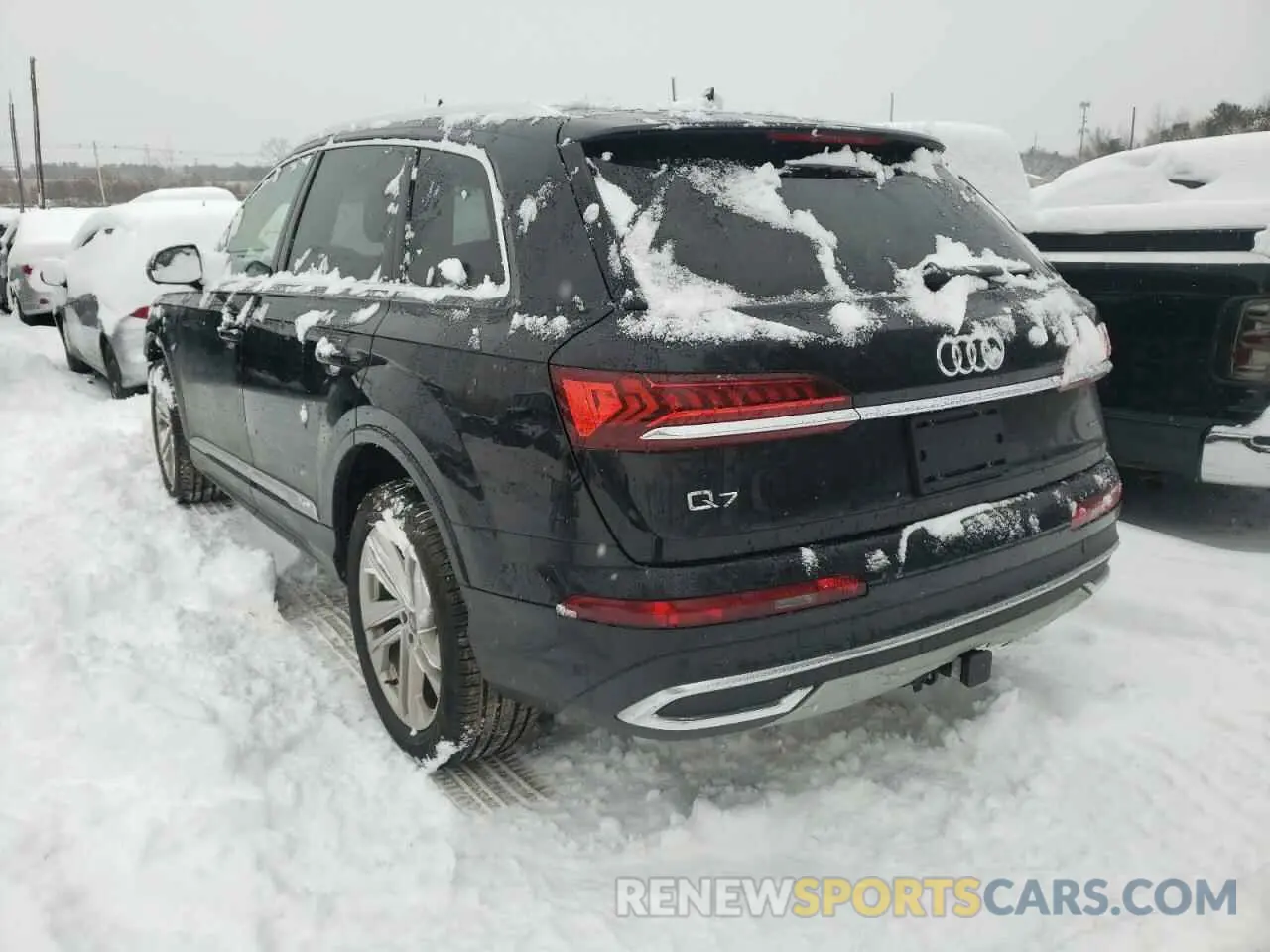 3 fotografías del automóvil dañado WA1LXAF70LD005337 AUDI Q7 2020
