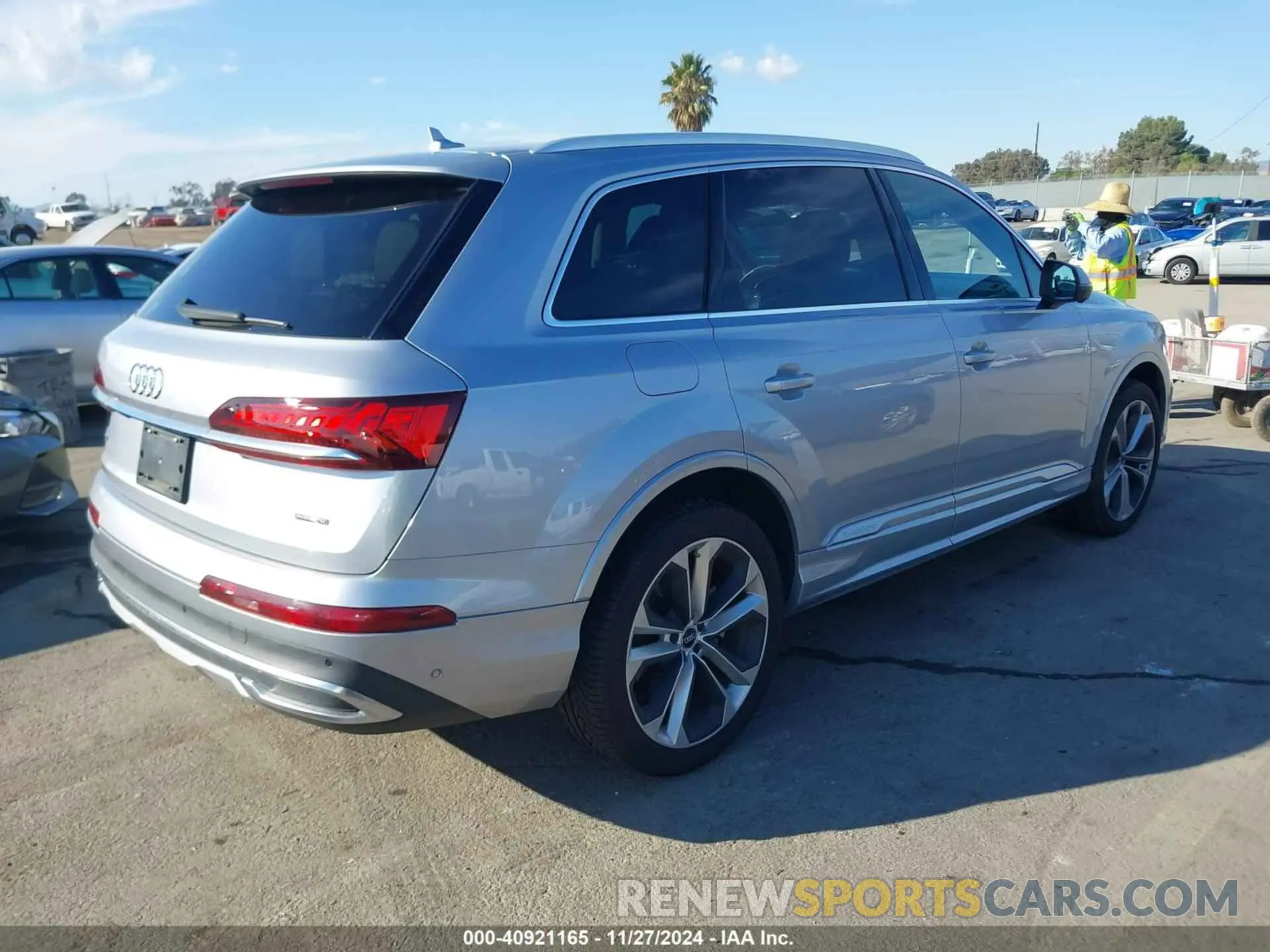 4 fotografías del automóvil dañado WA1LXAF71LD013253 AUDI Q7 2020
