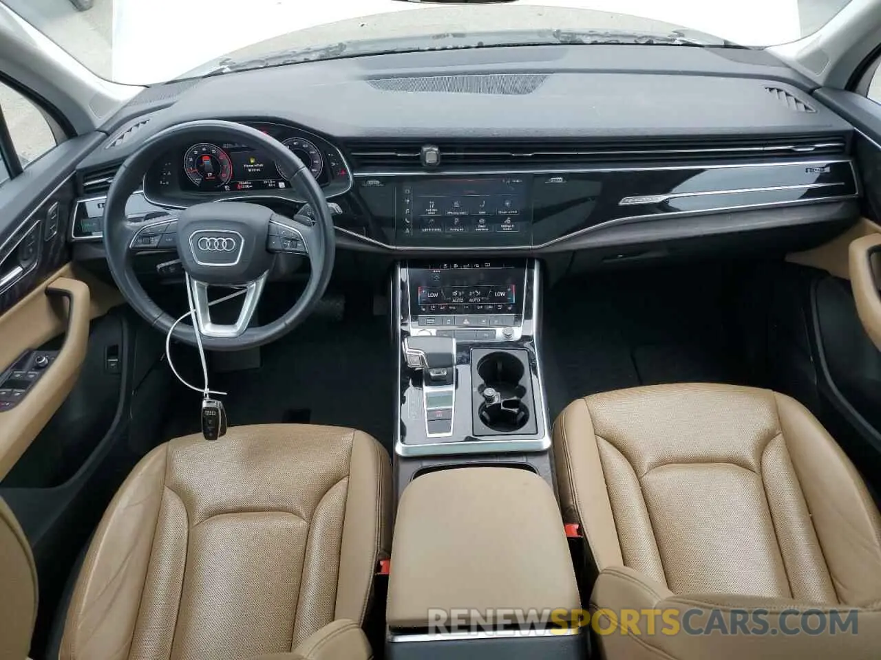 8 fotografías del automóvil dañado WA1LXAF73LD012623 AUDI Q7 2020