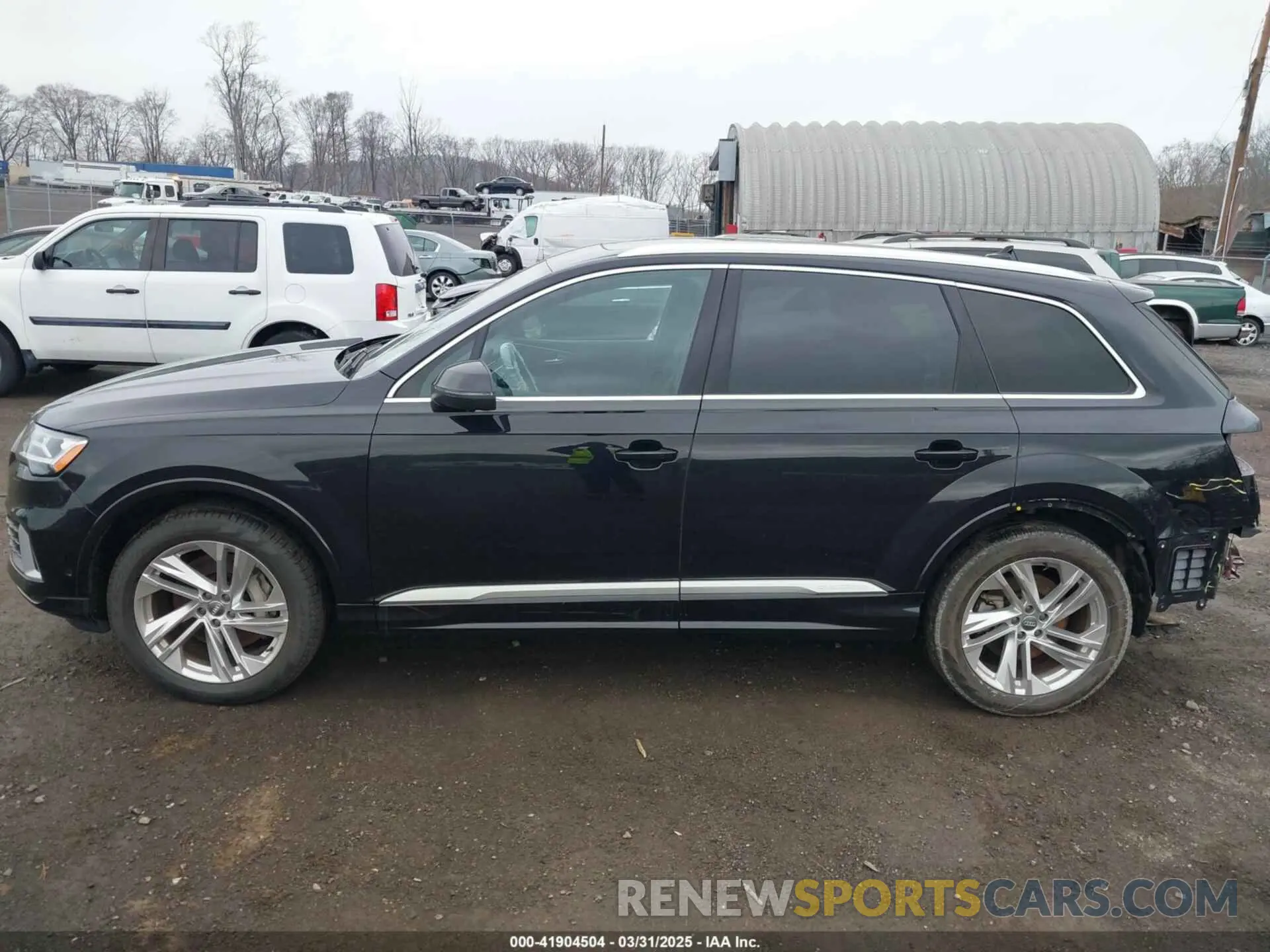 14 fotografías del automóvil dañado WA1LXAF76LD011840 AUDI Q7 2020