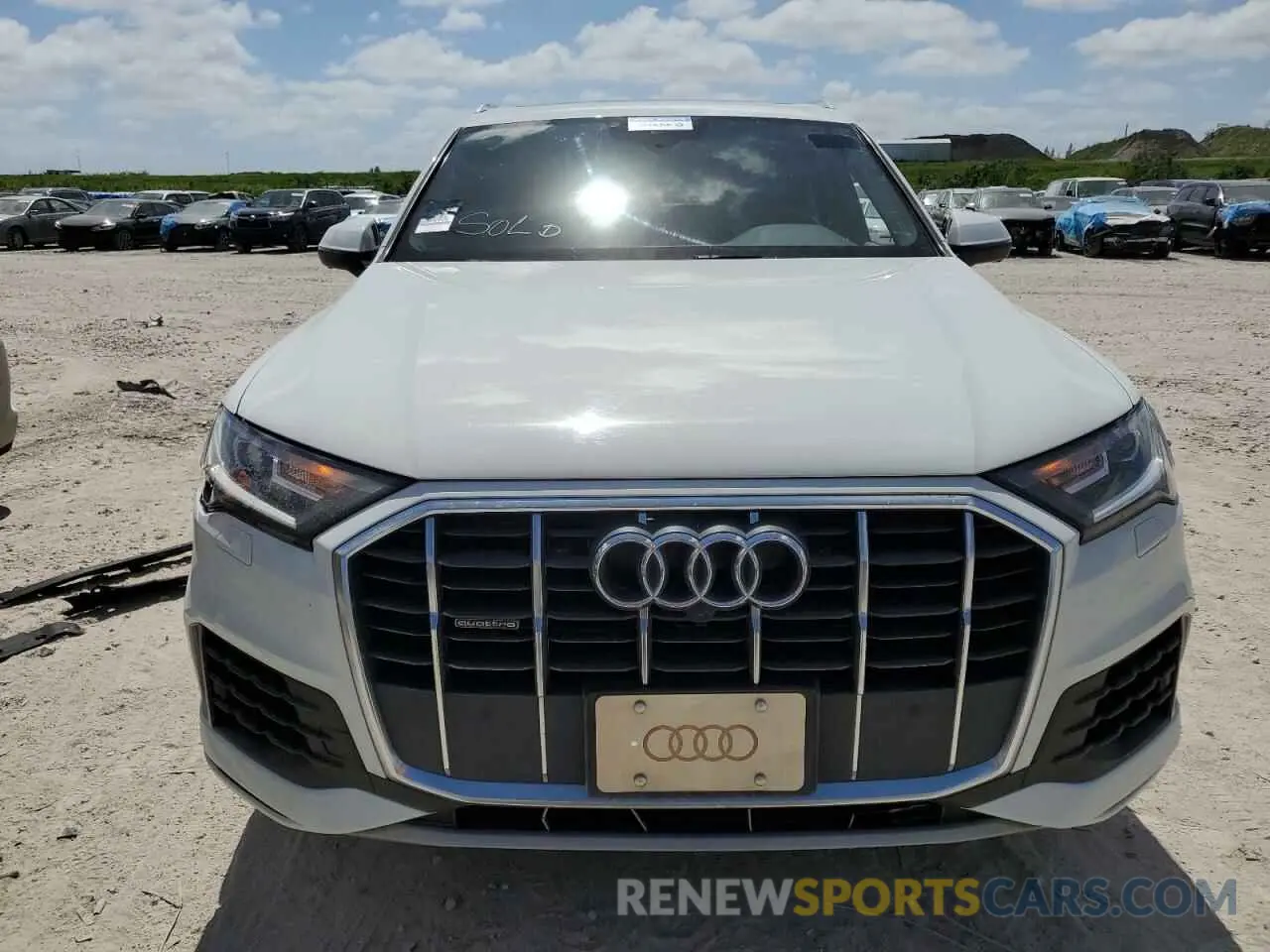 5 fotografías del automóvil dañado WA1LXAF77LD003035 AUDI Q7 2020