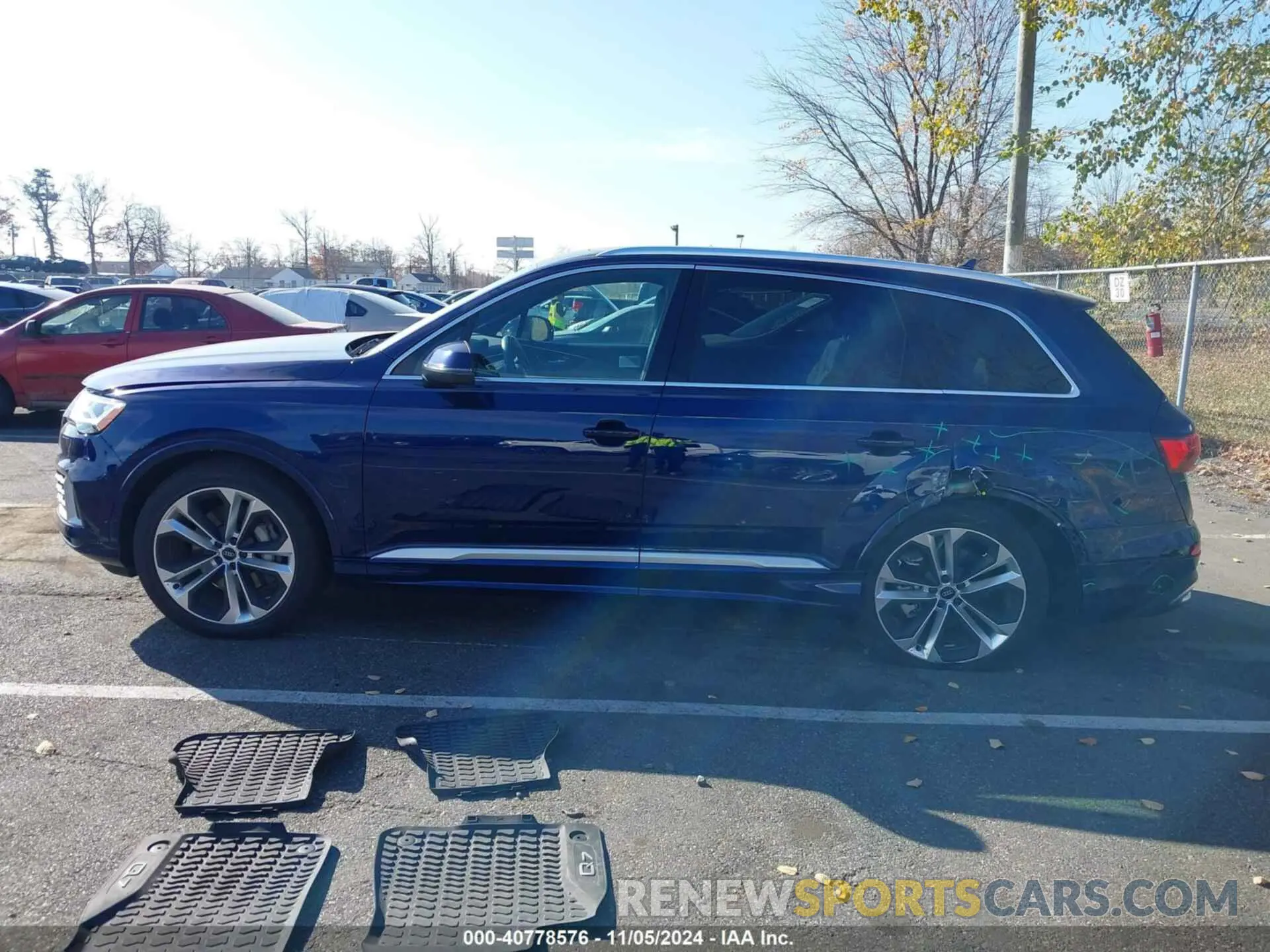 14 fotografías del automóvil dañado WA1LXAF7XLD009363 AUDI Q7 2020