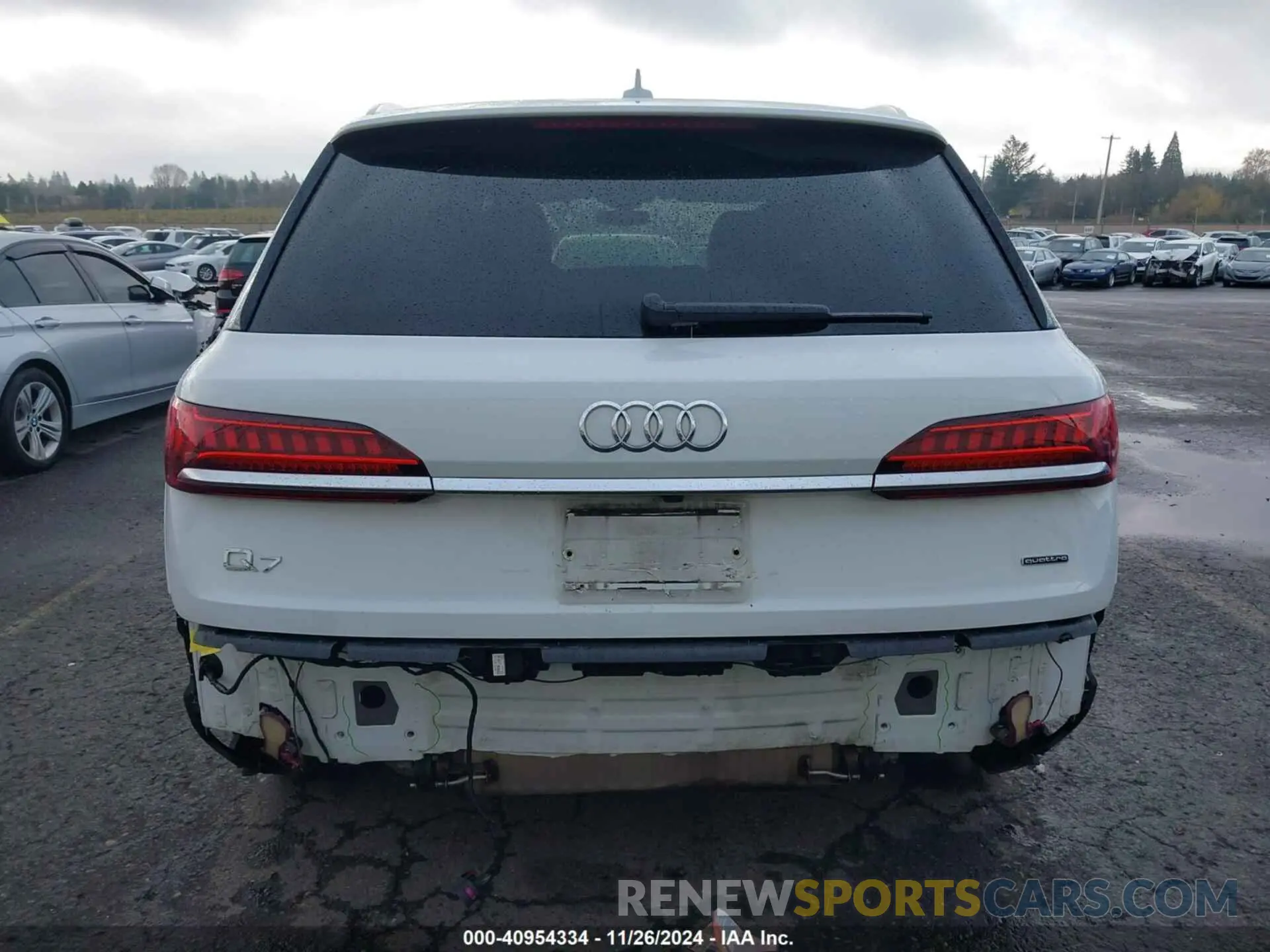 17 fotografías del automóvil dañado WA1VXAF70LD003547 AUDI Q7 2020