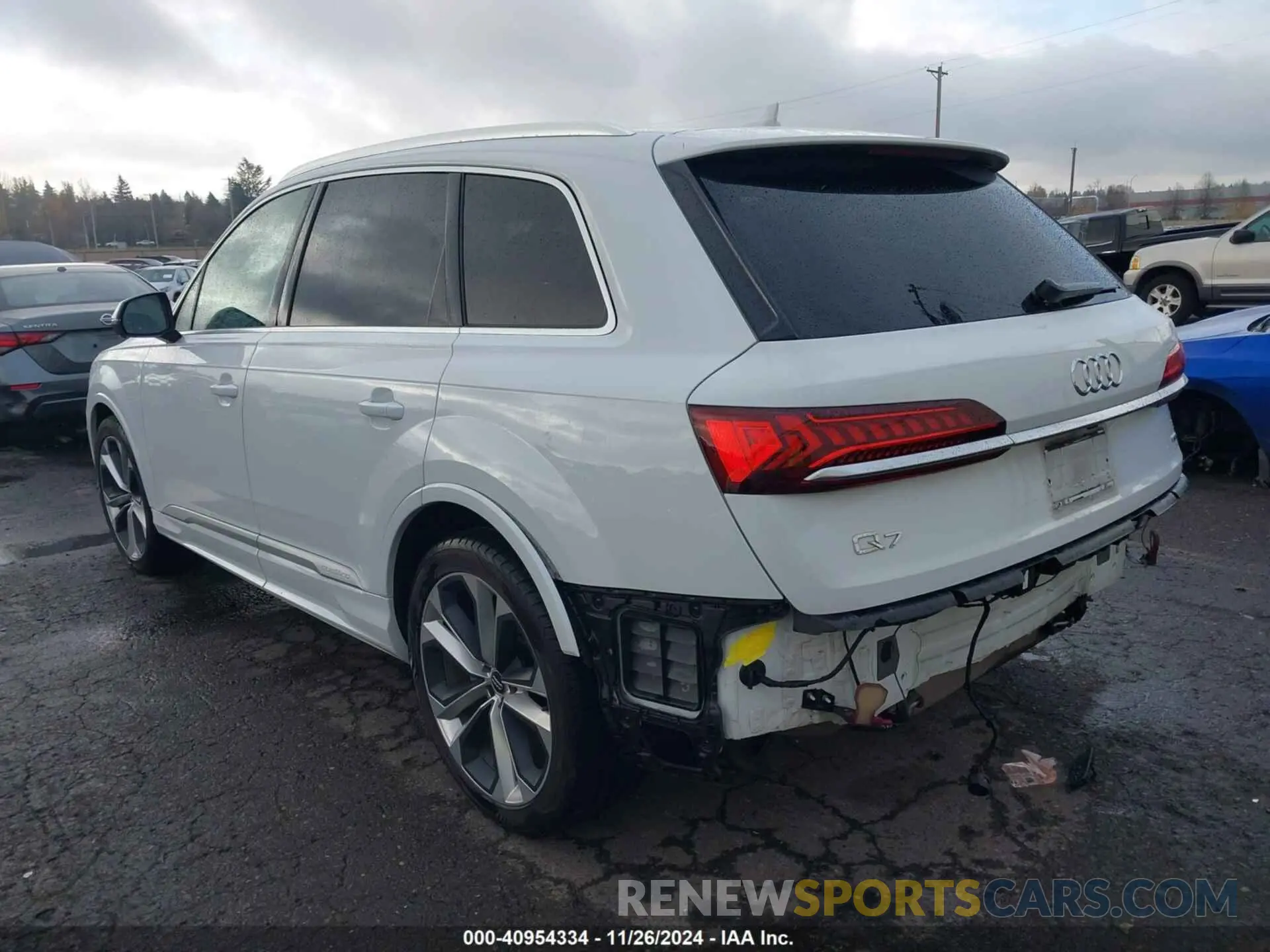 3 fotografías del automóvil dañado WA1VXAF70LD003547 AUDI Q7 2020