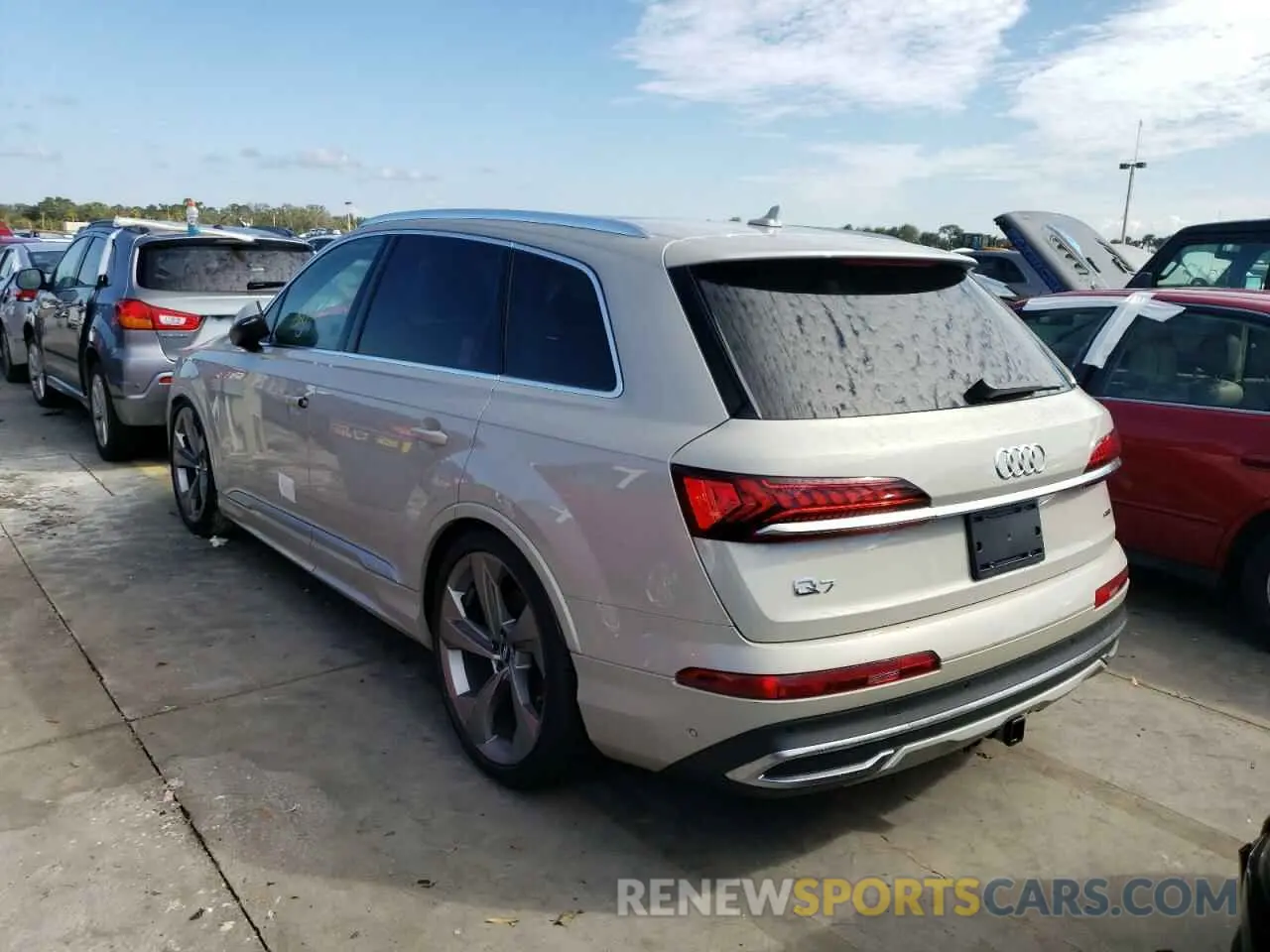 3 fotografías del automóvil dañado WA1VXAF73LD010945 AUDI Q7 2020