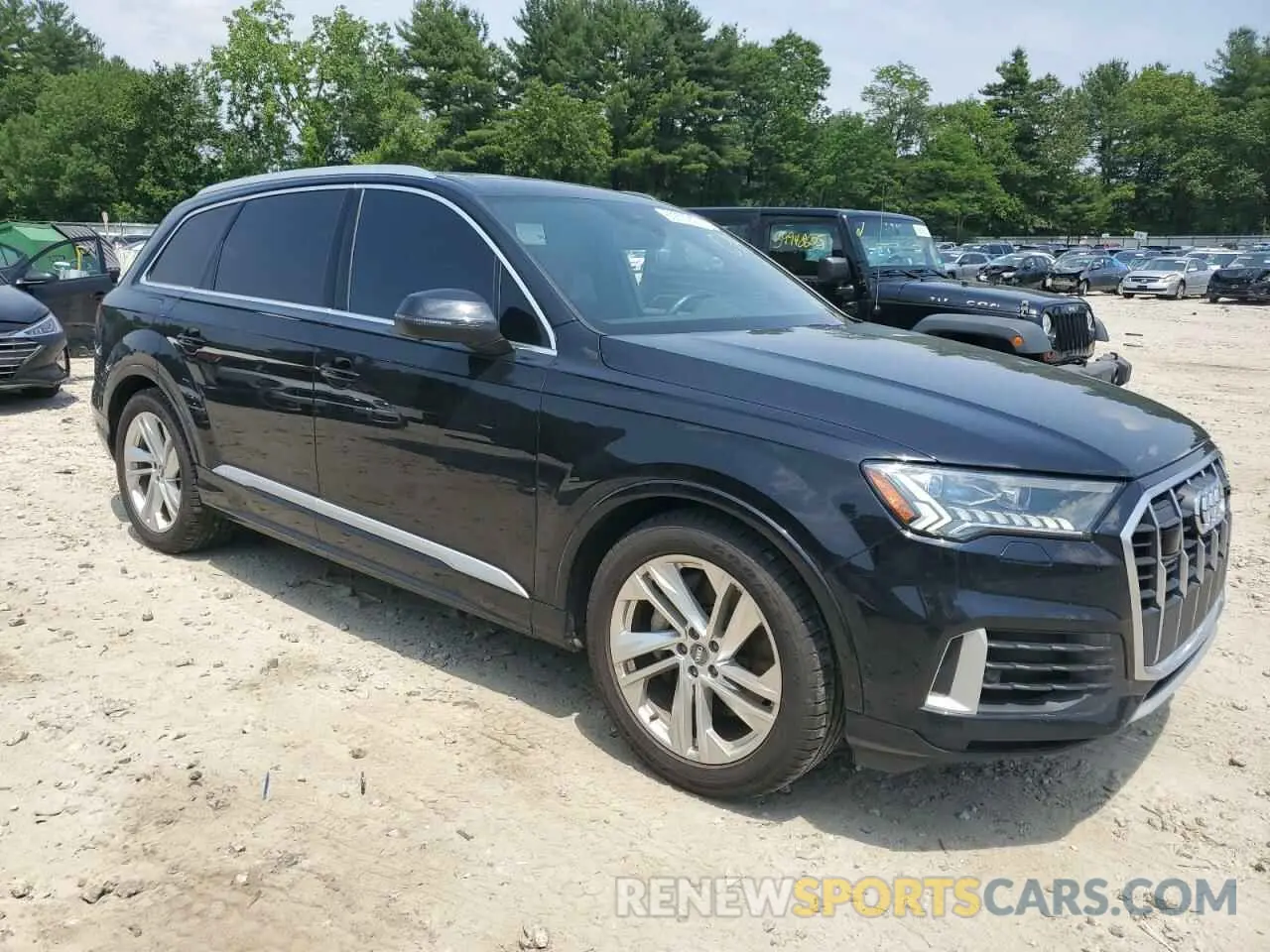 4 fotografías del automóvil dañado WA1VXAF78LD004185 AUDI Q7 2020