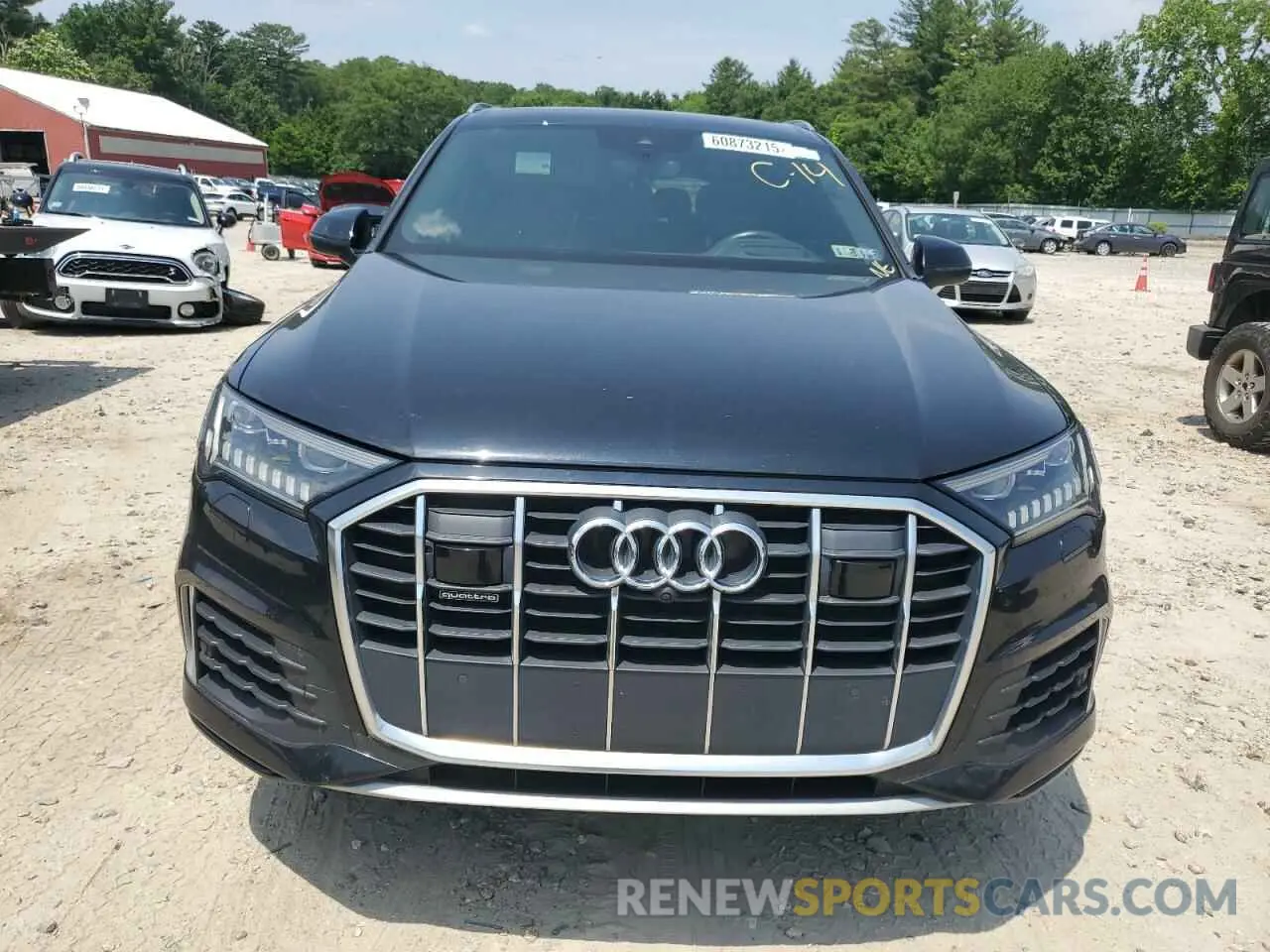 5 fotografías del automóvil dañado WA1VXAF78LD004185 AUDI Q7 2020