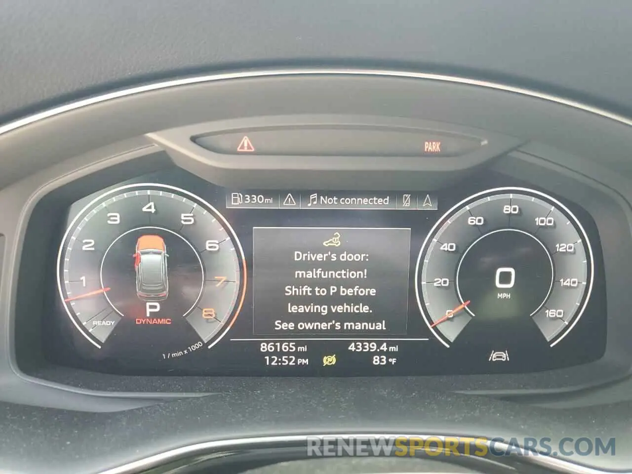 9 fotografías del automóvil dañado WA1VXAF78LD004185 AUDI Q7 2020