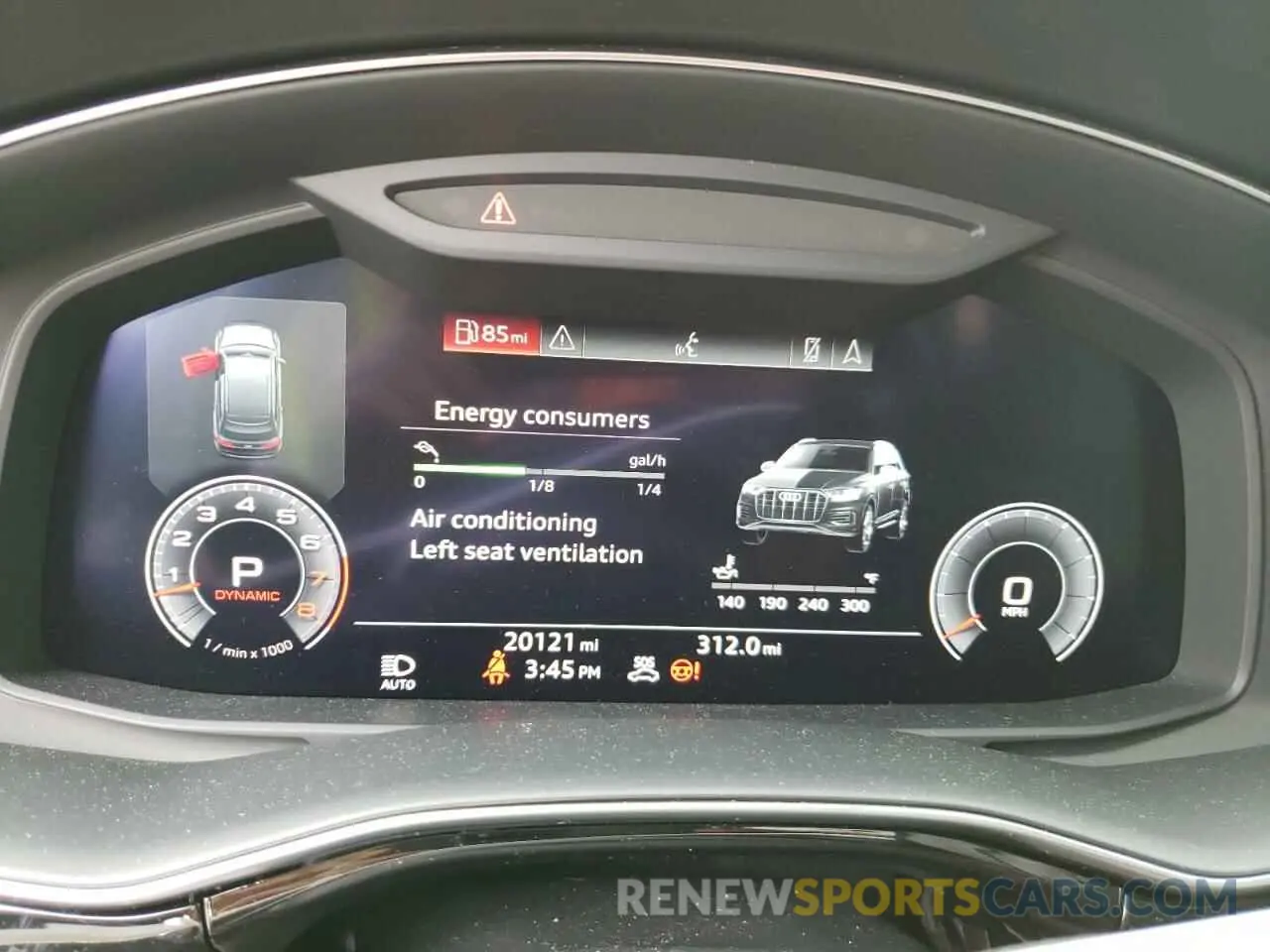8 fotografías del automóvil dañado WA1VXAF79LD005345 AUDI Q7 2020