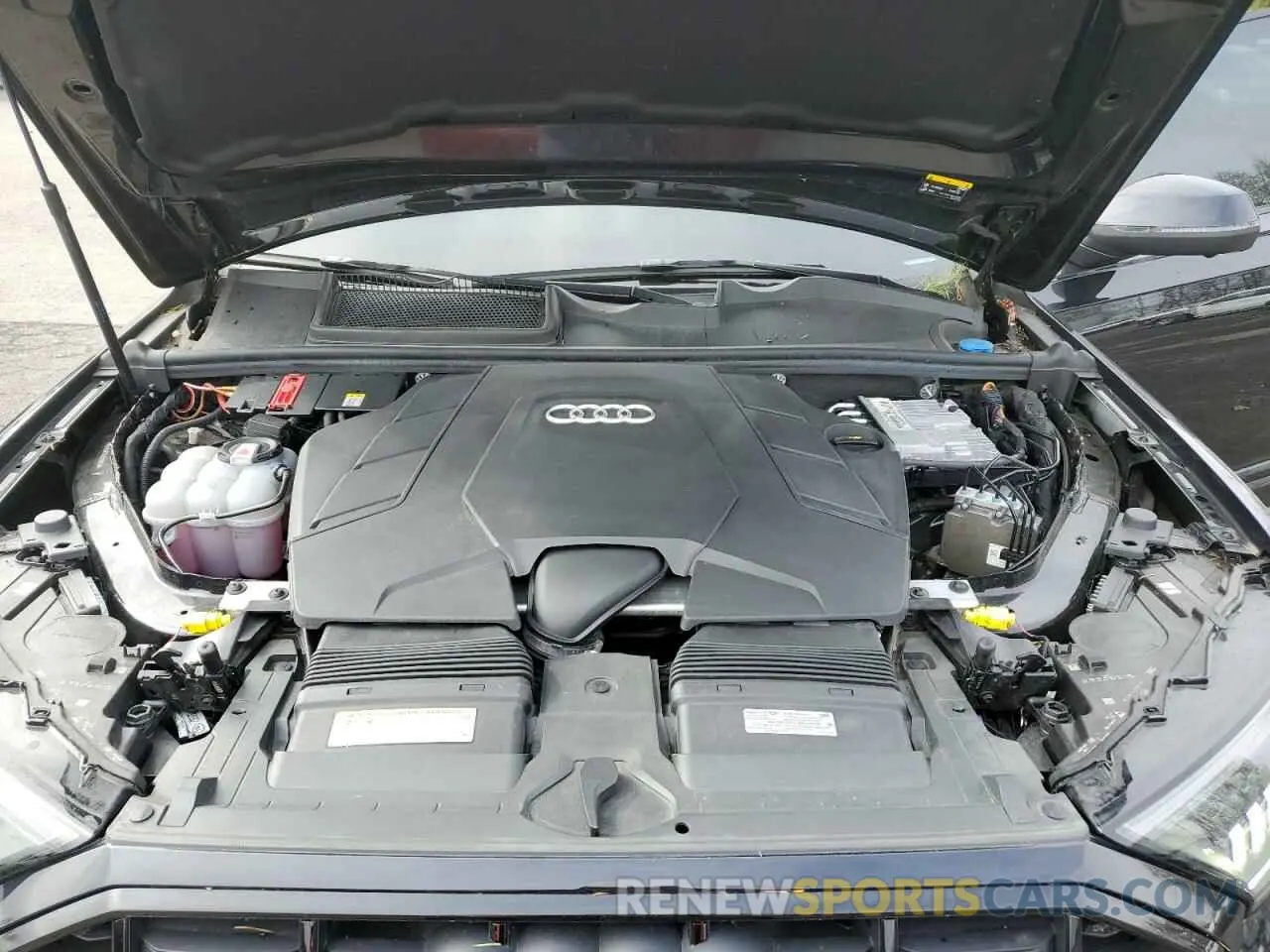 11 fotografías del automóvil dañado WA1VXAF7XLD008853 AUDI Q7 2020