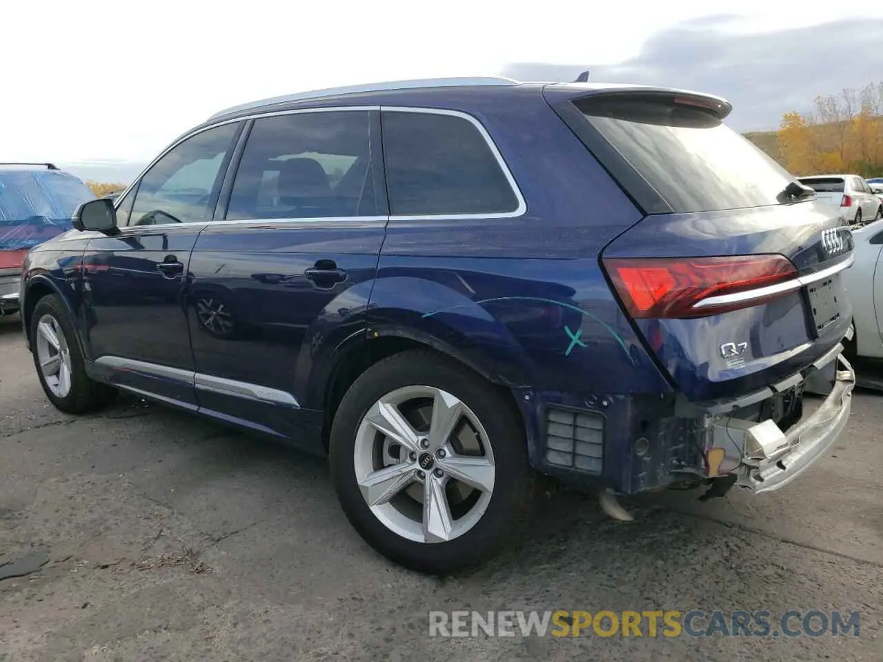 2 fotografías del automóvil dañado WA1AJAF71MD019919 AUDI Q7 2021