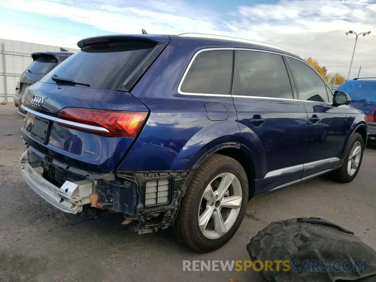 3 fotografías del automóvil dañado WA1AJAF71MD019919 AUDI Q7 2021
