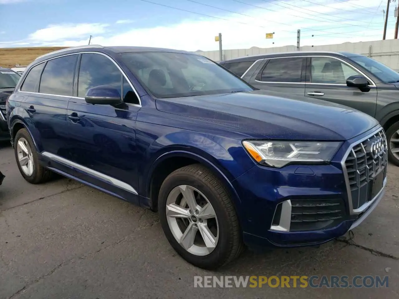 4 fotografías del automóvil dañado WA1AJAF71MD019919 AUDI Q7 2021