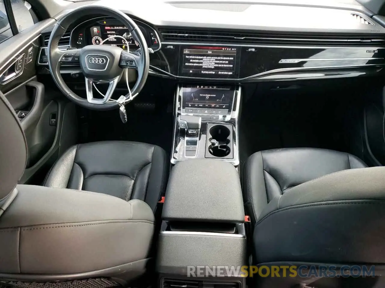 8 fotografías del automóvil dañado WA1AJAF71MD019919 AUDI Q7 2021