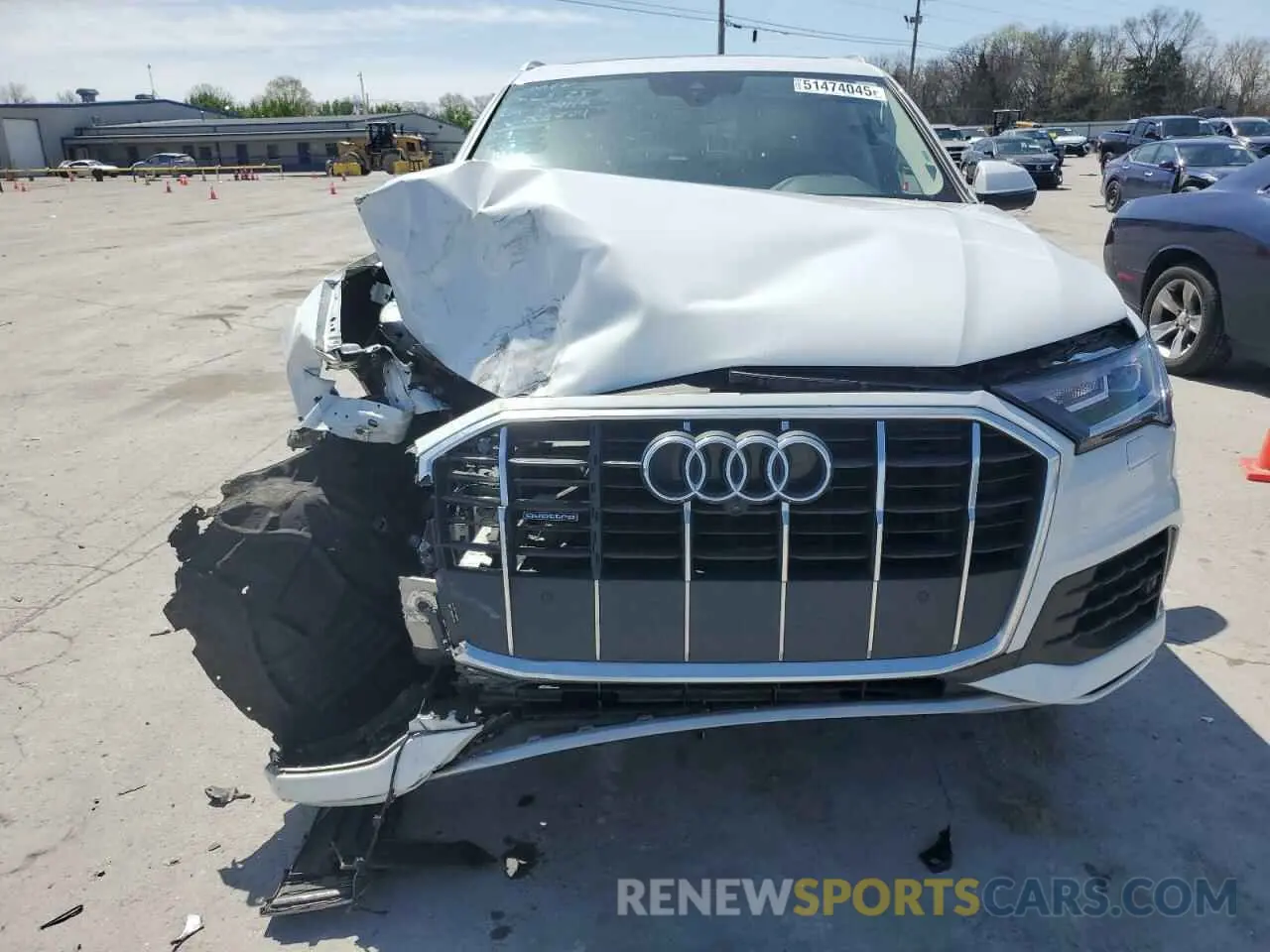 5 fotografías del automóvil dañado WA1AJAF72MD028774 AUDI Q7 2021