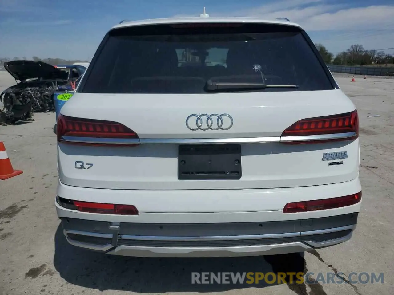 6 fotografías del automóvil dañado WA1AJAF72MD028774 AUDI Q7 2021