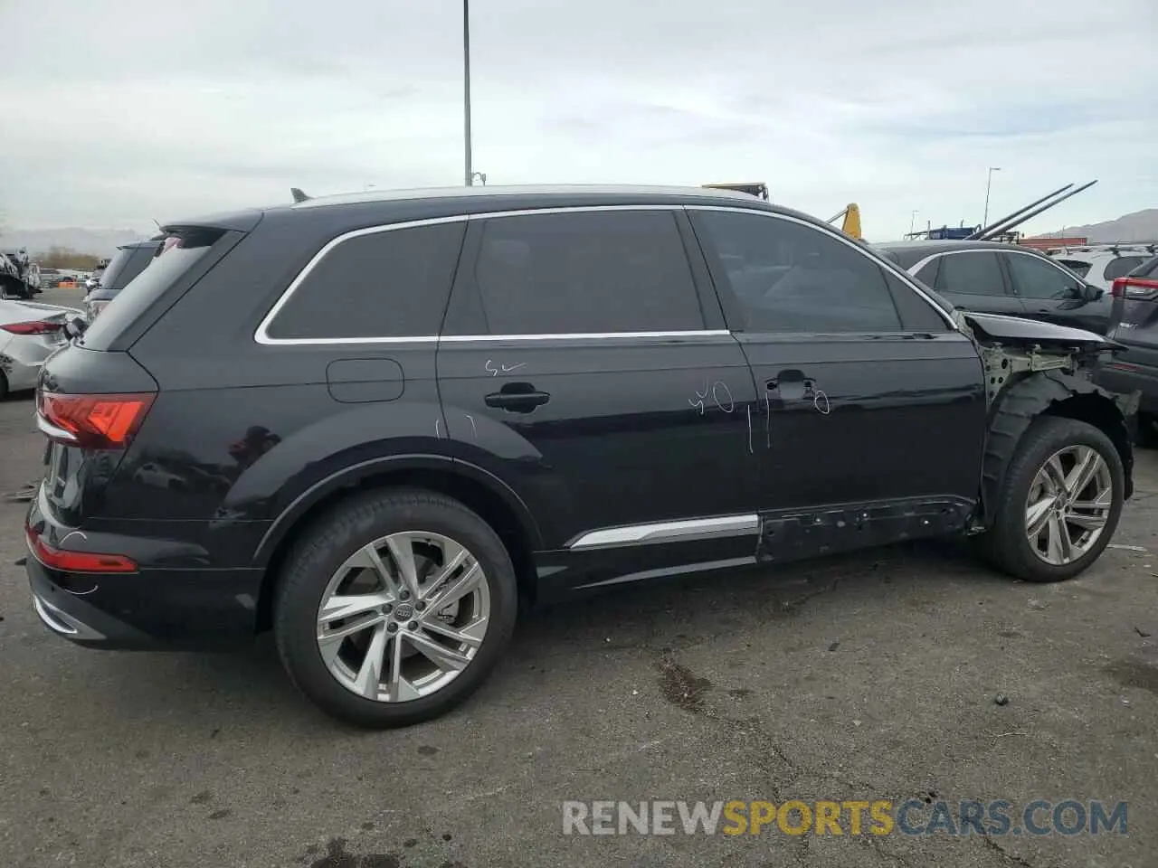 3 fotografías del automóvil dañado WA1AJAF79MD000163 AUDI Q7 2021