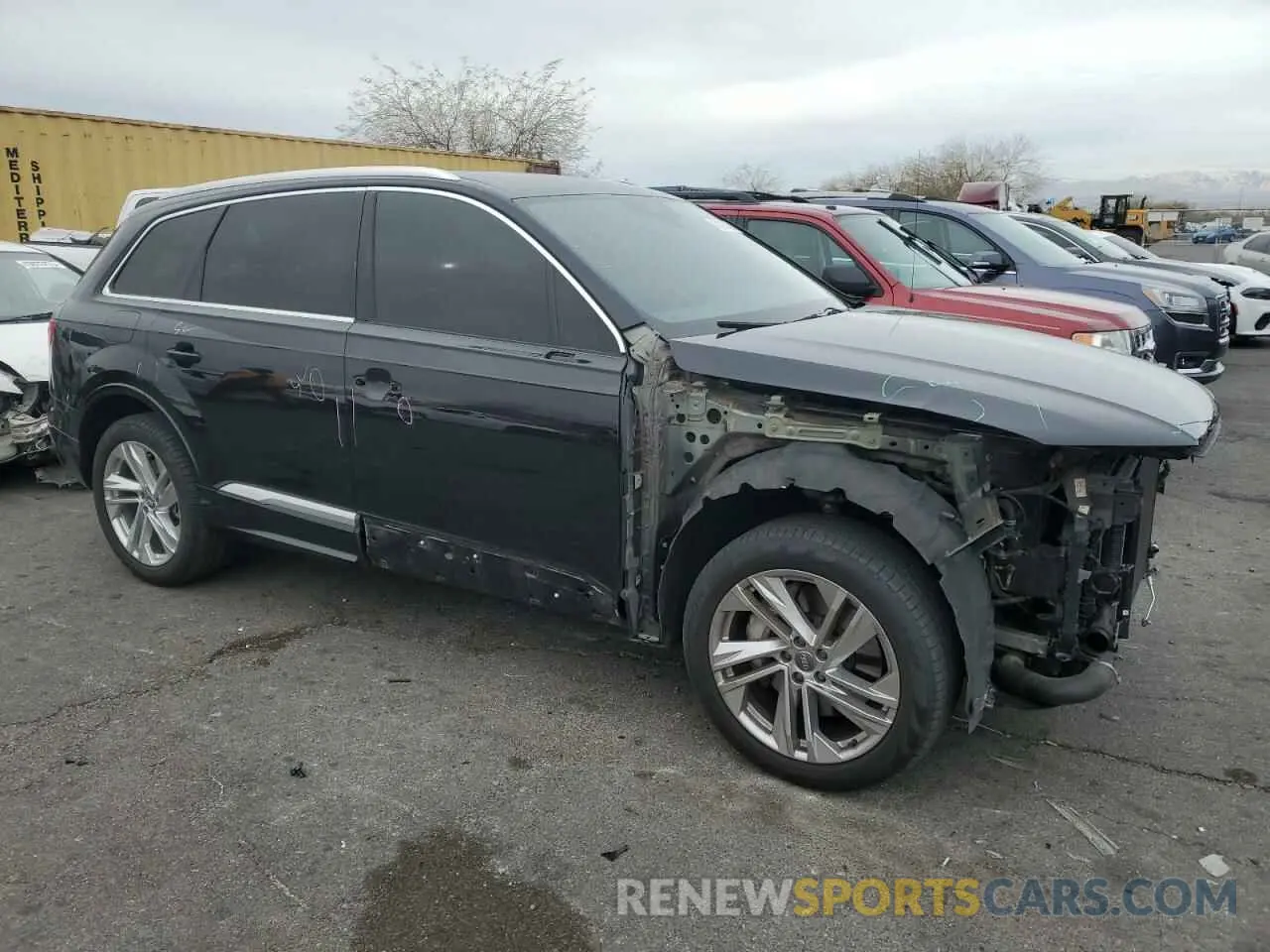 4 fotografías del automóvil dañado WA1AJAF79MD000163 AUDI Q7 2021