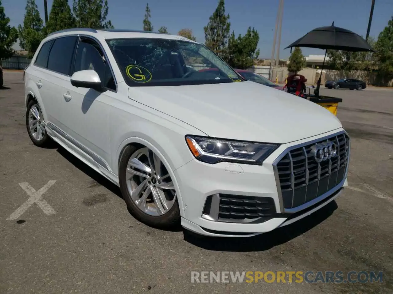 1 fotografías del automóvil dañado WA1AJAF7XMD033480 AUDI Q7 2021