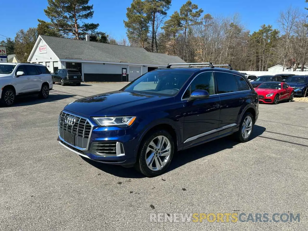 2 fotografías del automóvil dañado WA1AXAF70MD025287 AUDI Q7 2021