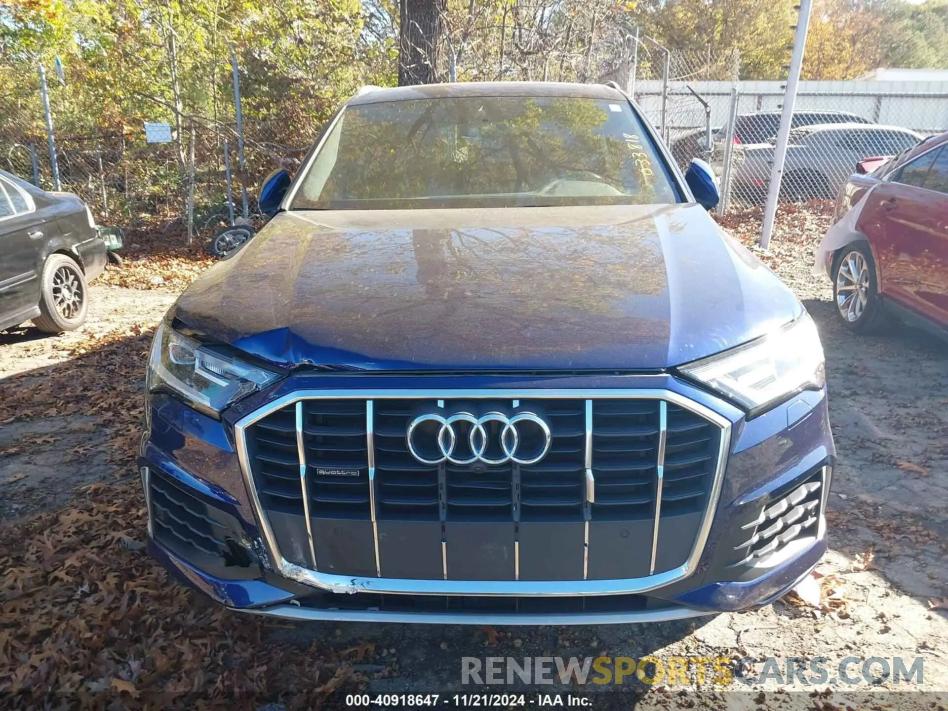 12 fotografías del automóvil dañado WA1AXAF71MD033818 AUDI Q7 2021