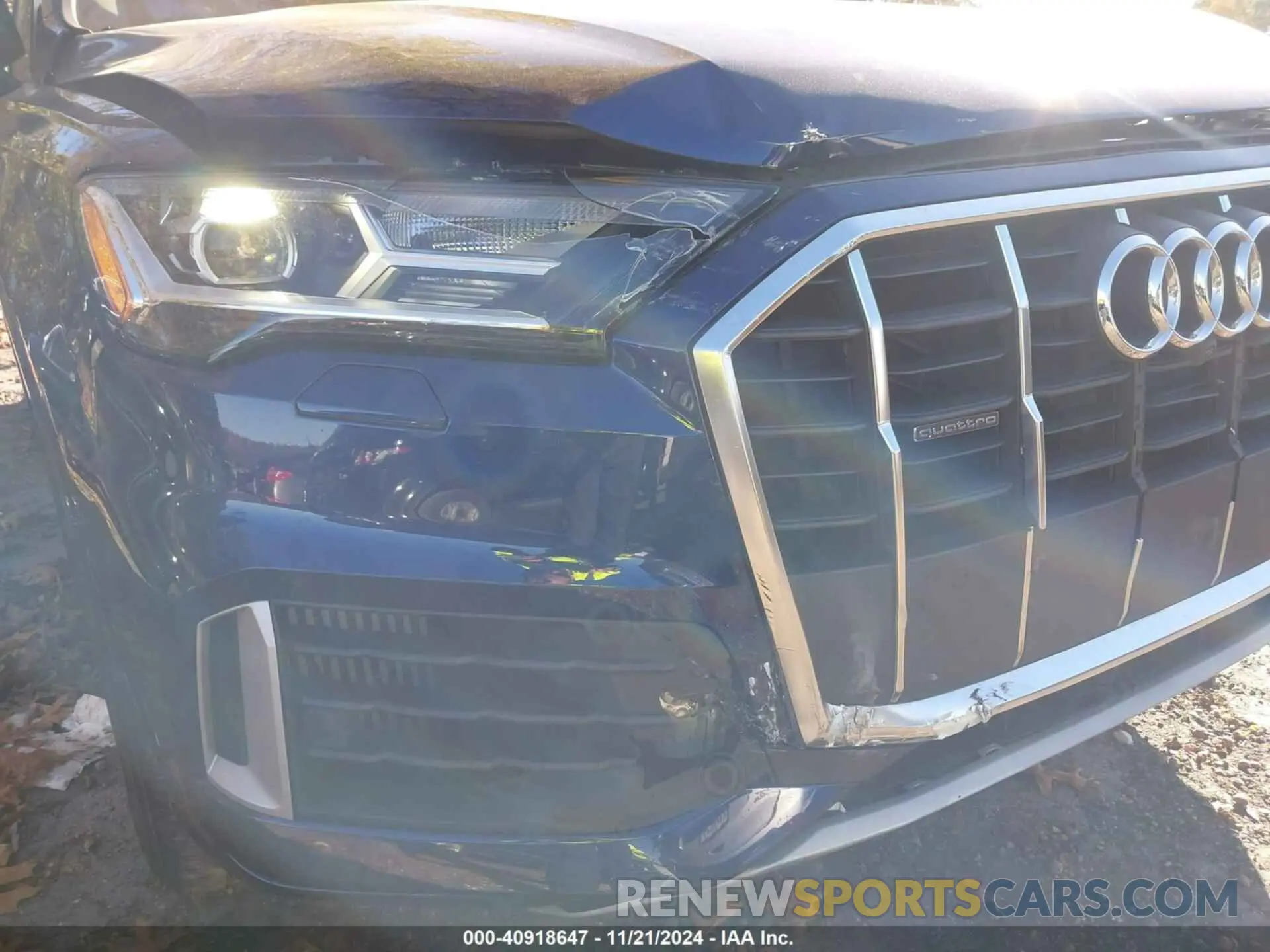 6 fotografías del automóvil dañado WA1AXAF71MD033818 AUDI Q7 2021