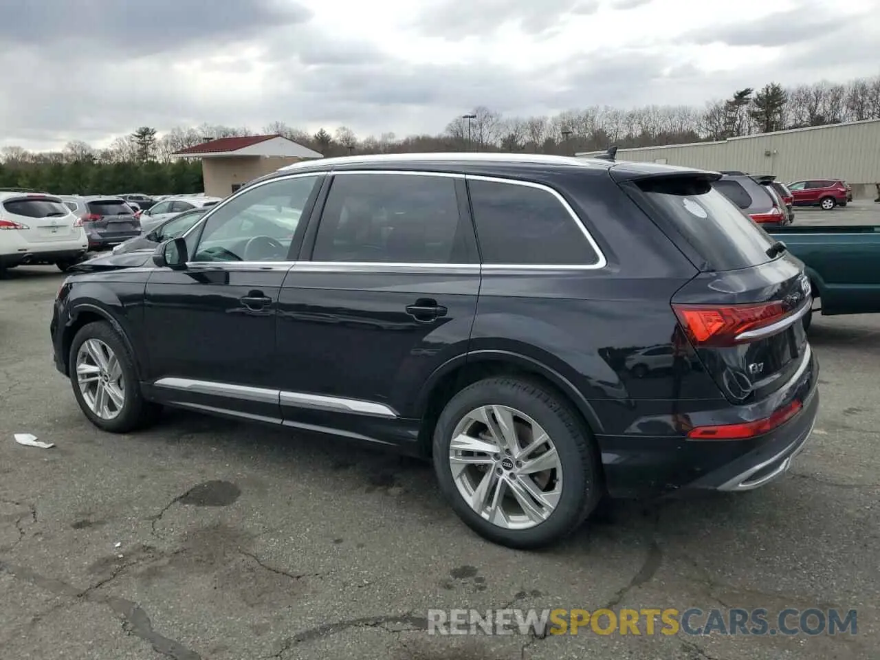 2 fotografías del automóvil dañado WA1AXAF76MD016948 AUDI Q7 2021